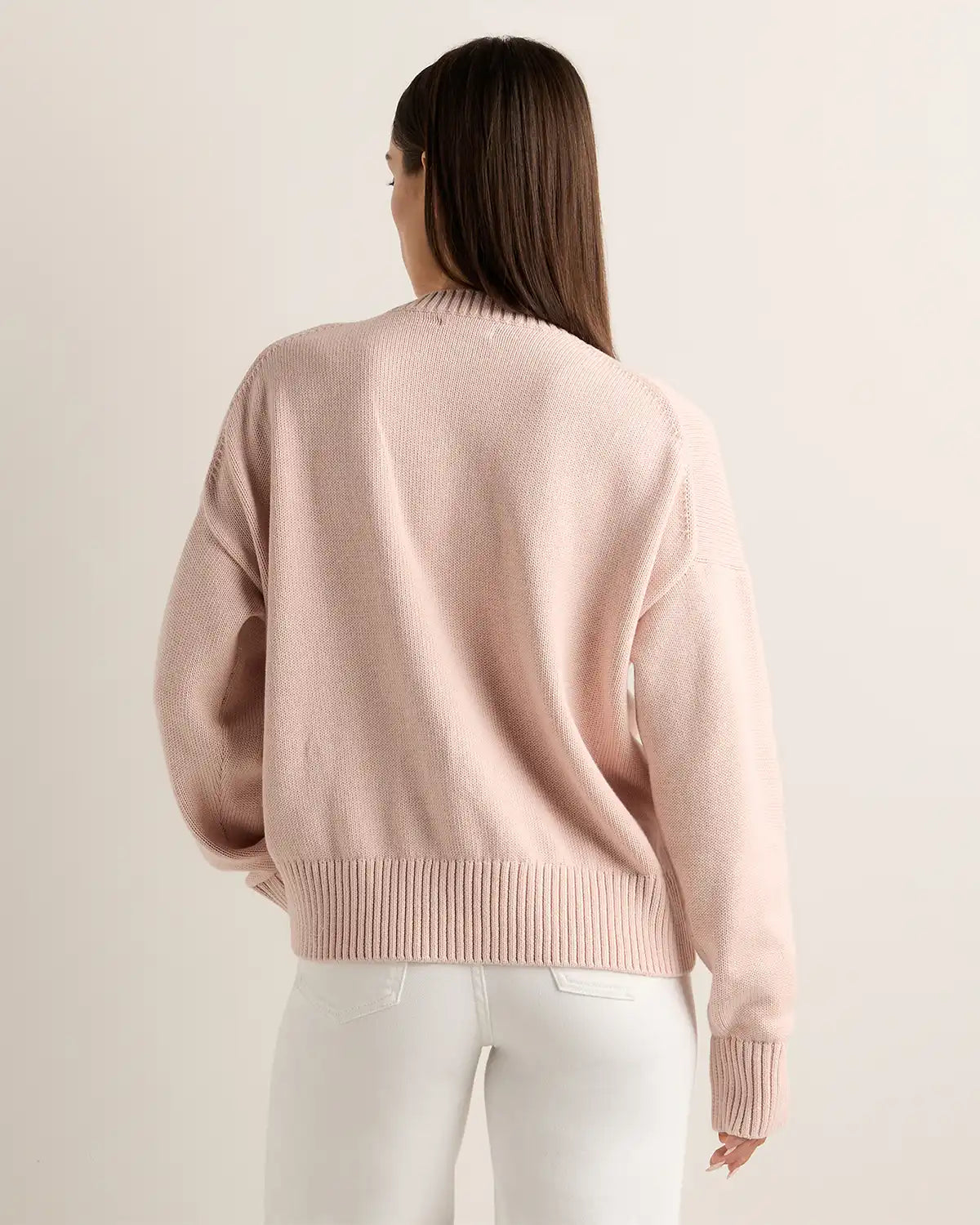 100% Organic Cotton Boyfriend Crew Sweater