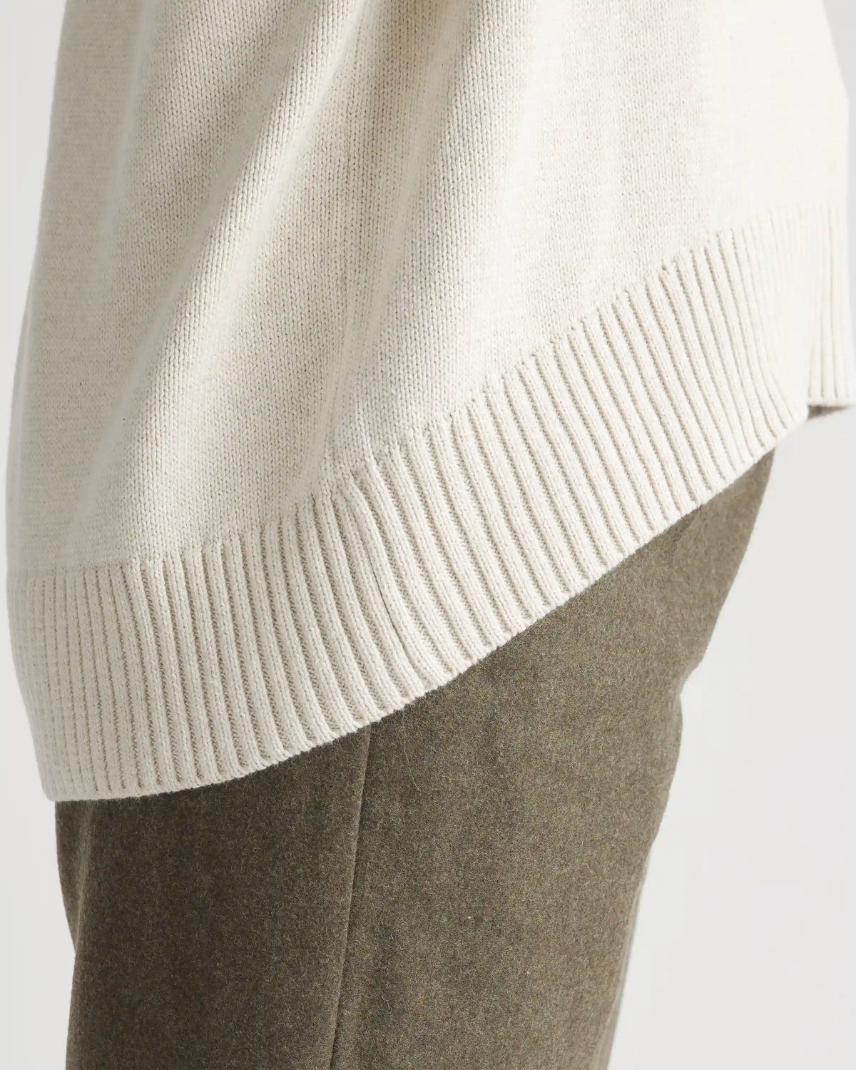 100% Organic Cotton Boyfriend Crew Sweater