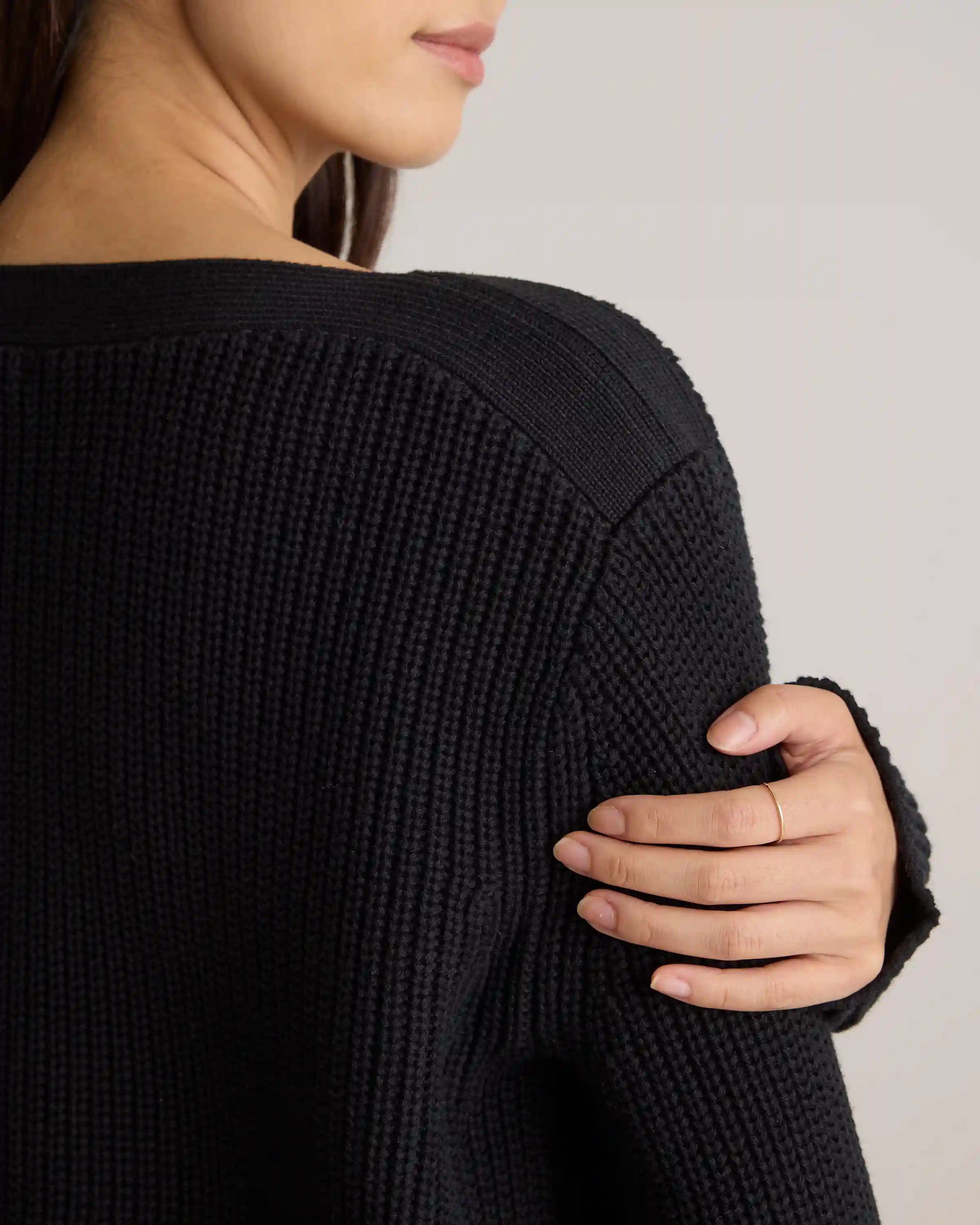 100% Organic Cotton Fisherman Boatneck Sweater