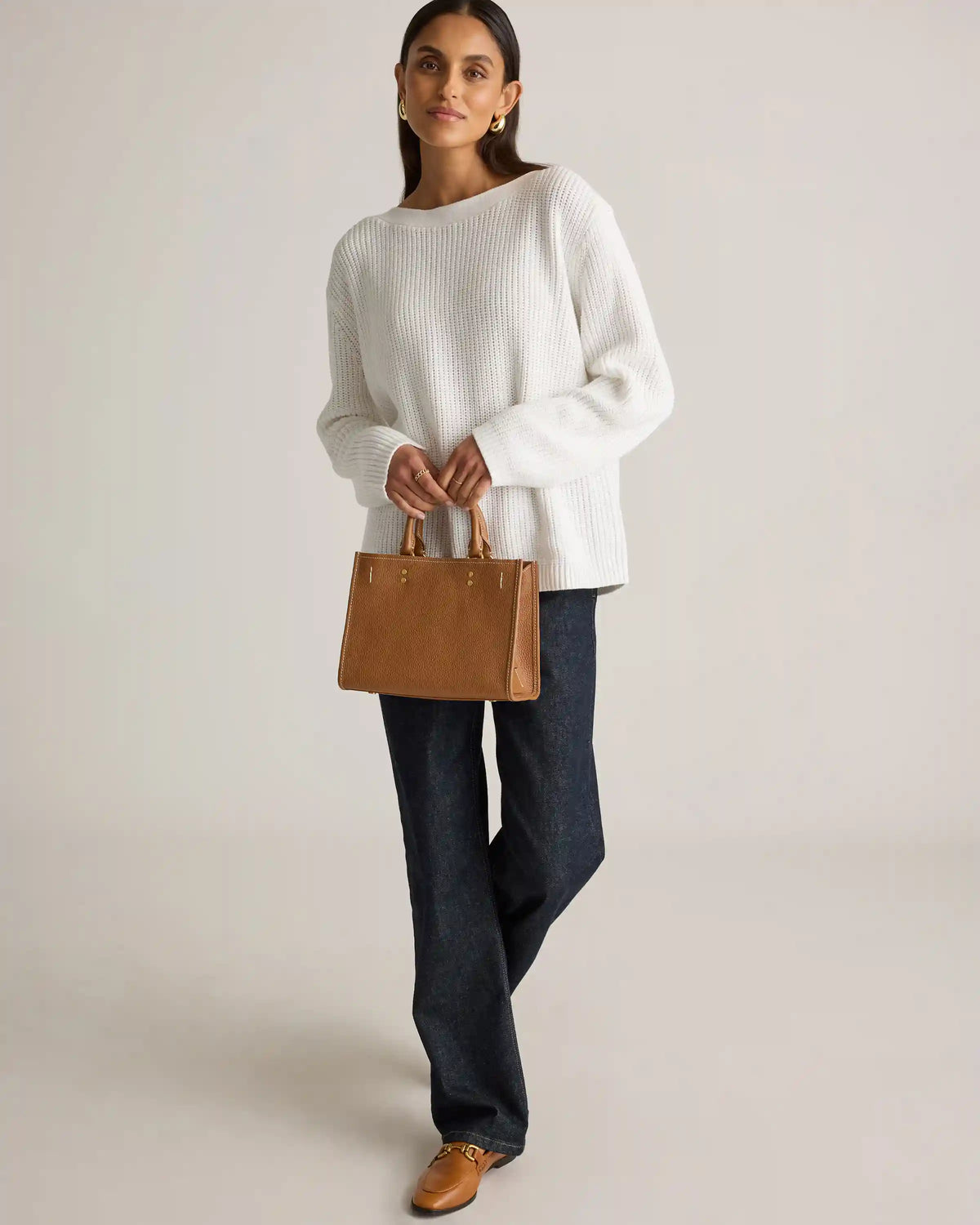 100% Organic Cotton Fisherman Boatneck Sweater