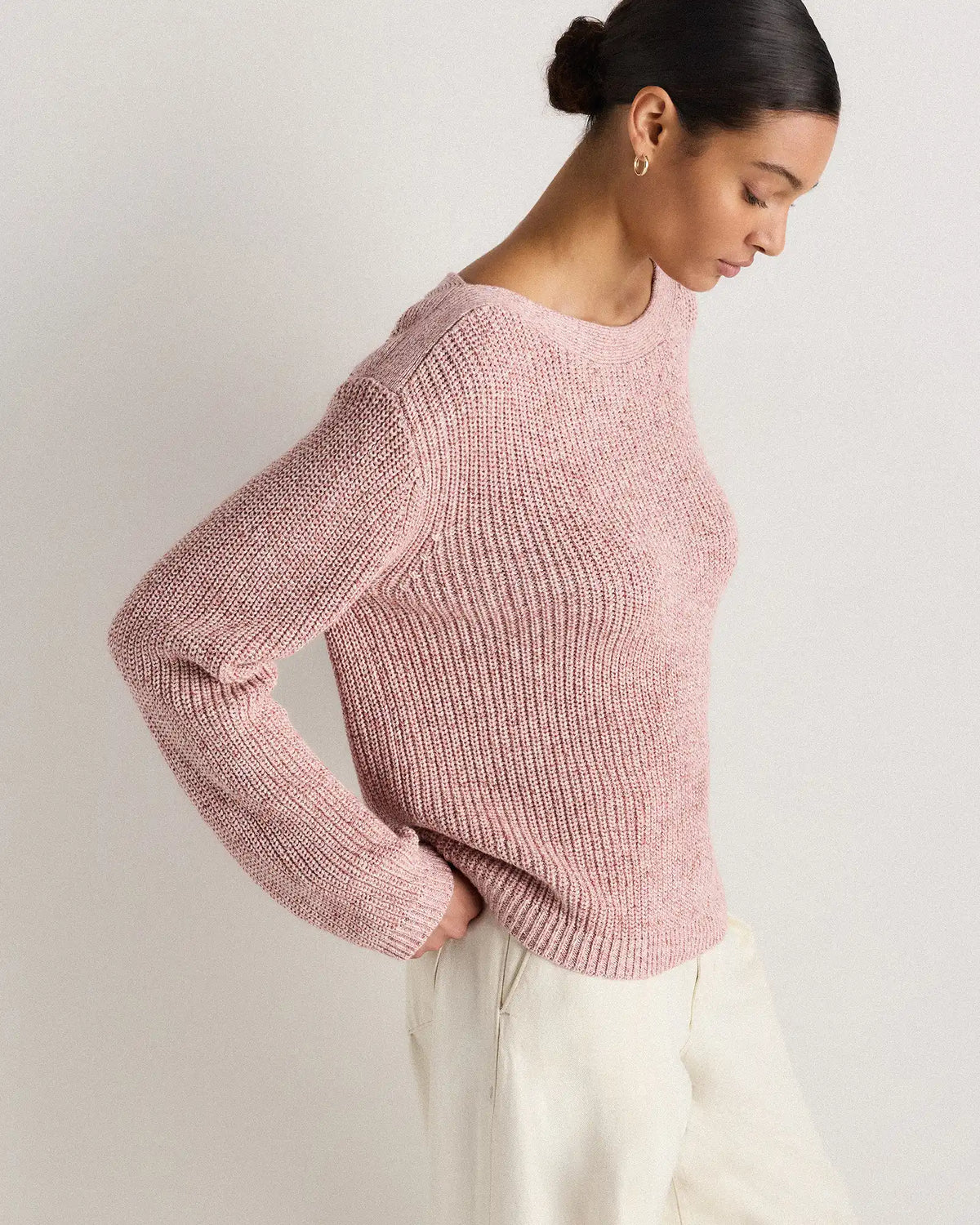 100% Organic Cotton Fisherman Boatneck Sweater
