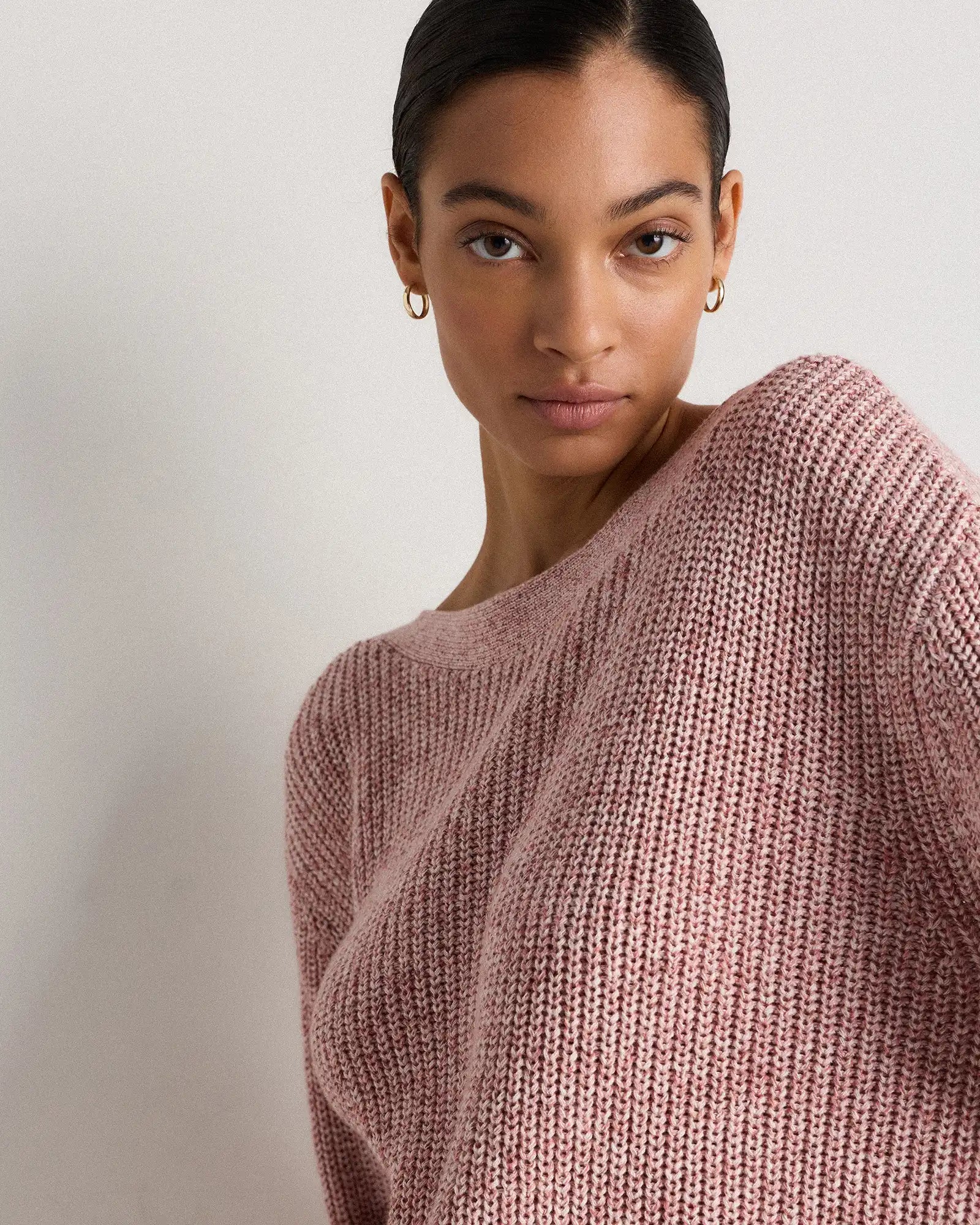 100% Organic Cotton Fisherman Boatneck Sweater