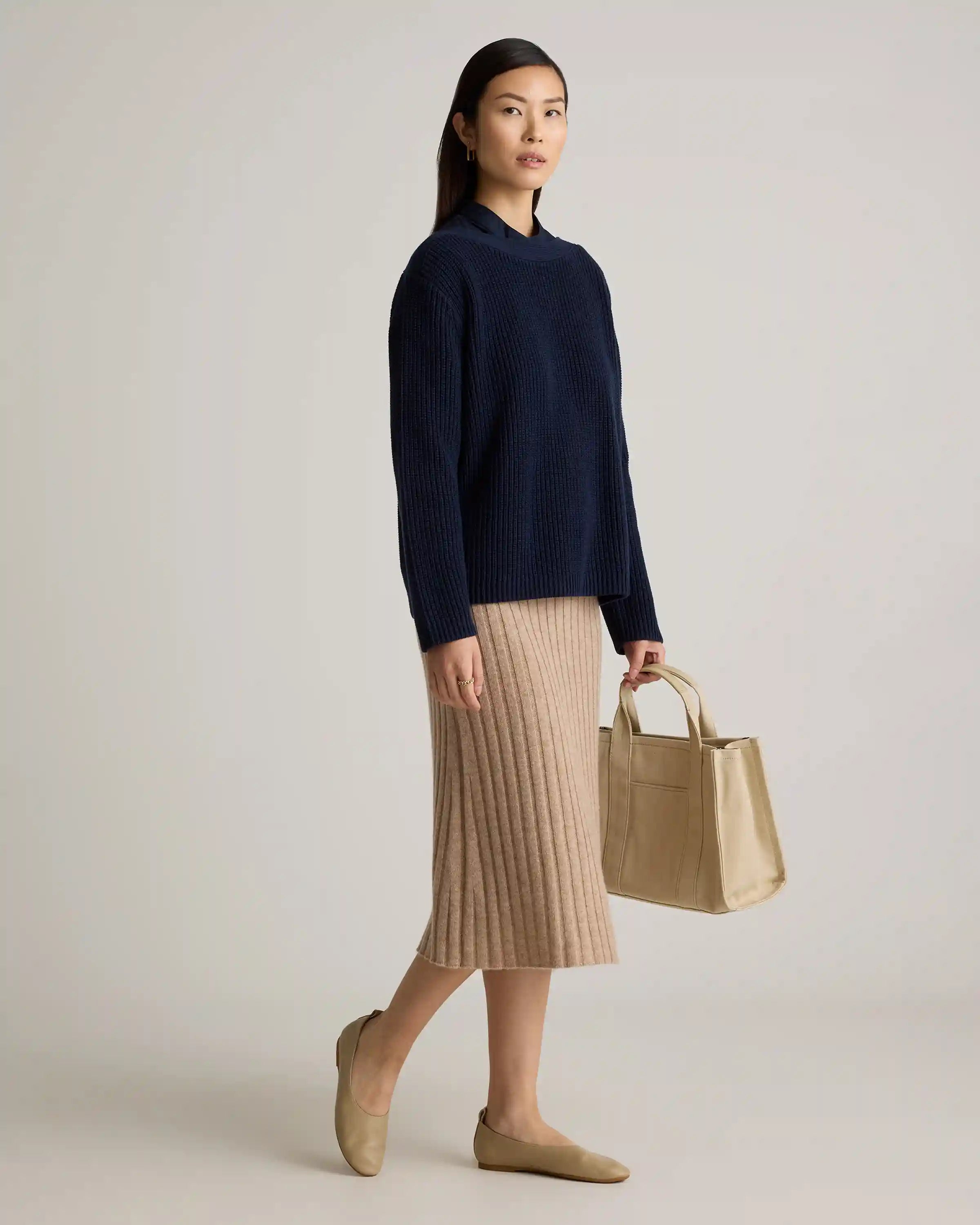100% Organic Cotton Fisherman Boatneck Sweater