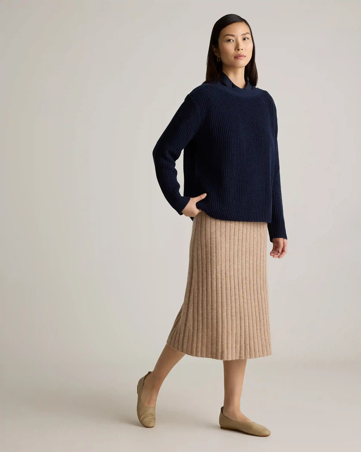 100% Organic Cotton Fisherman Boatneck Sweater