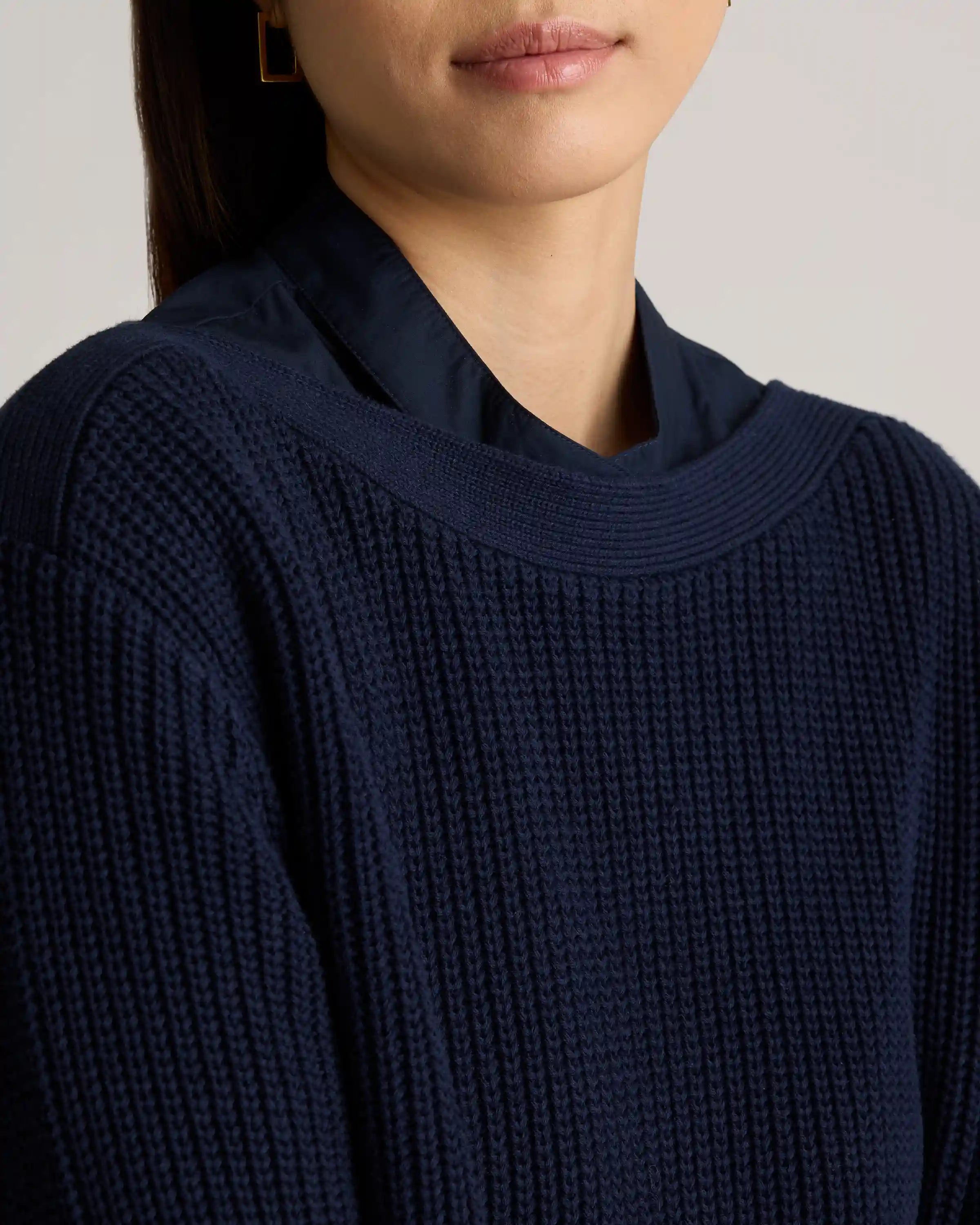 100% Organic Cotton Fisherman Boatneck Sweater