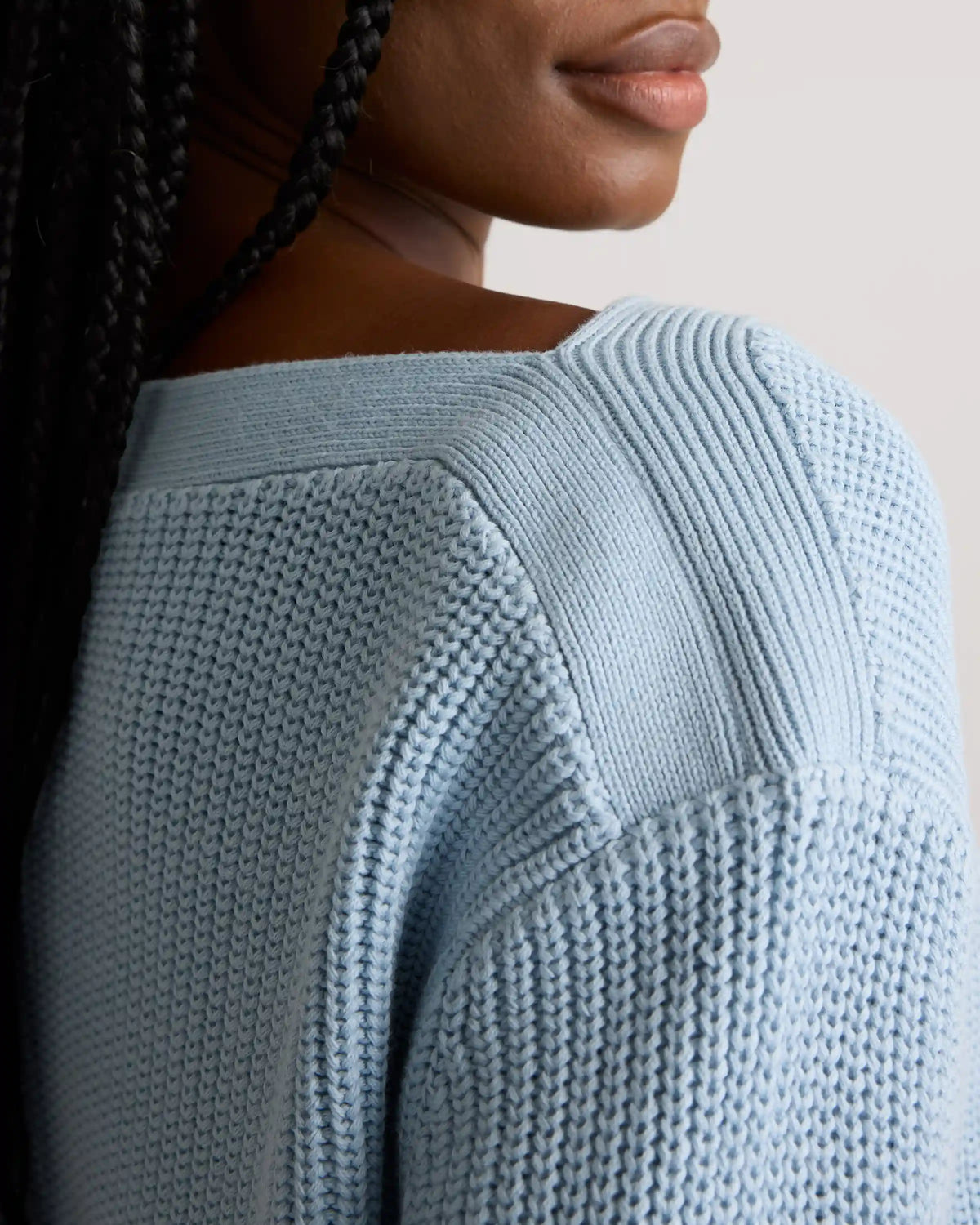 100% Organic Cotton Fisherman Boatneck Sweater