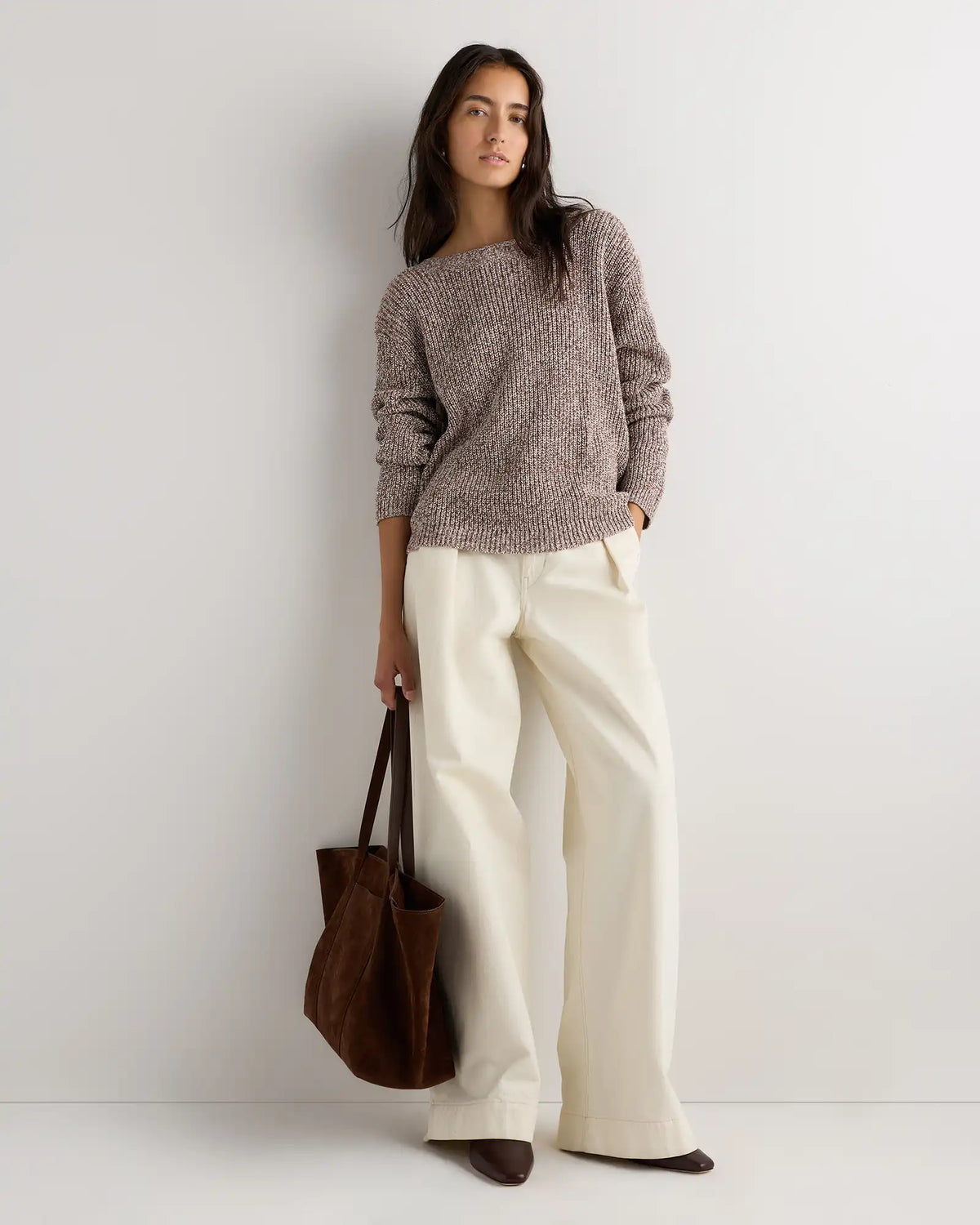 100% Organic Cotton Fisherman Boatneck Sweater
