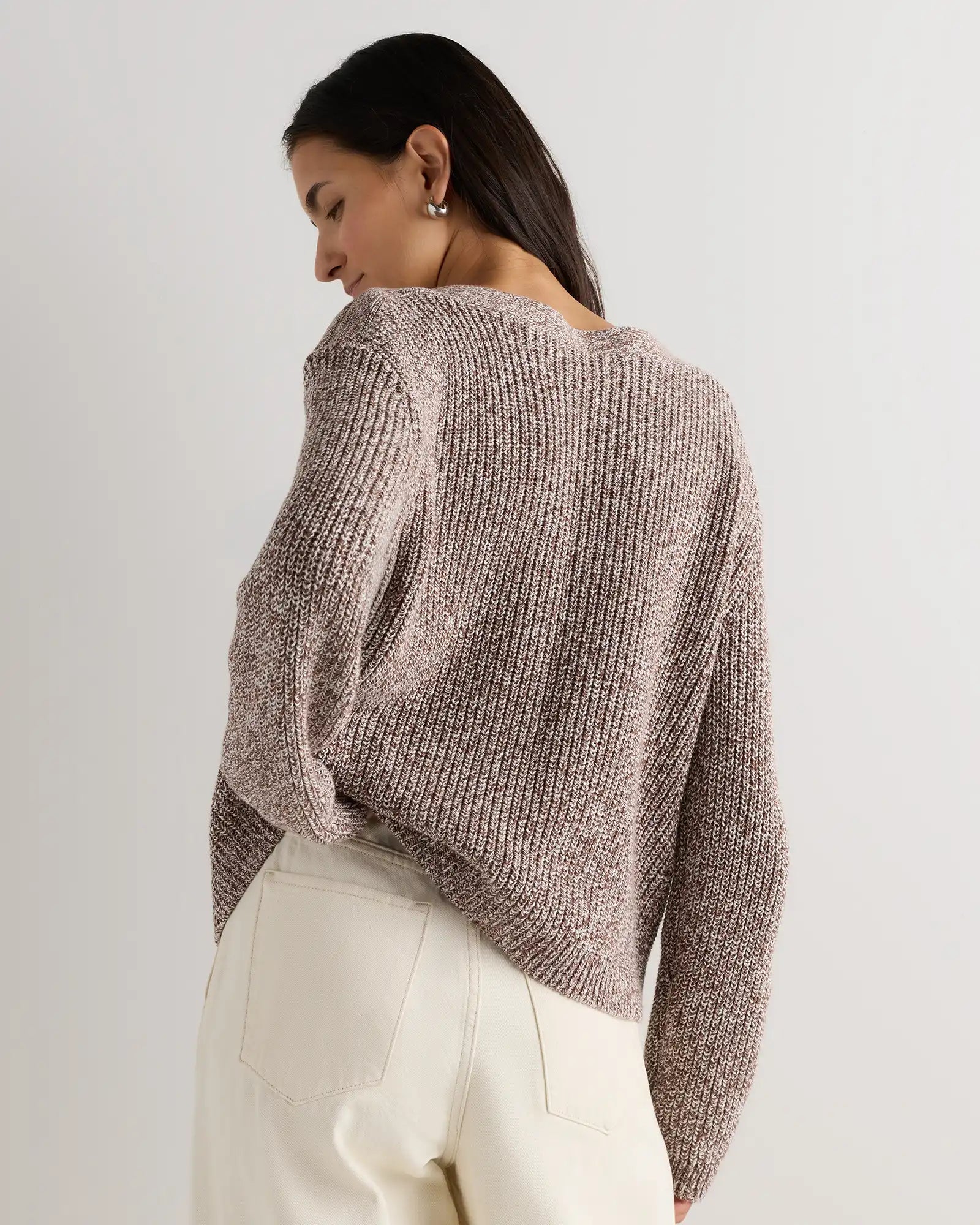 100% Organic Cotton Fisherman Boatneck Sweater