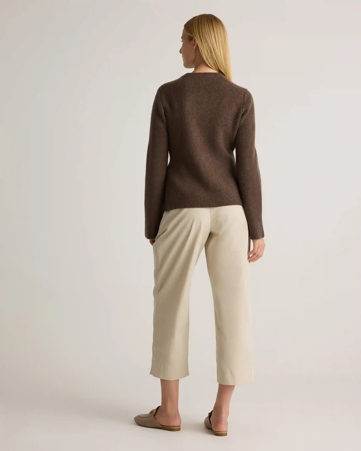 Mongolian Cashmere Structured Cardigan