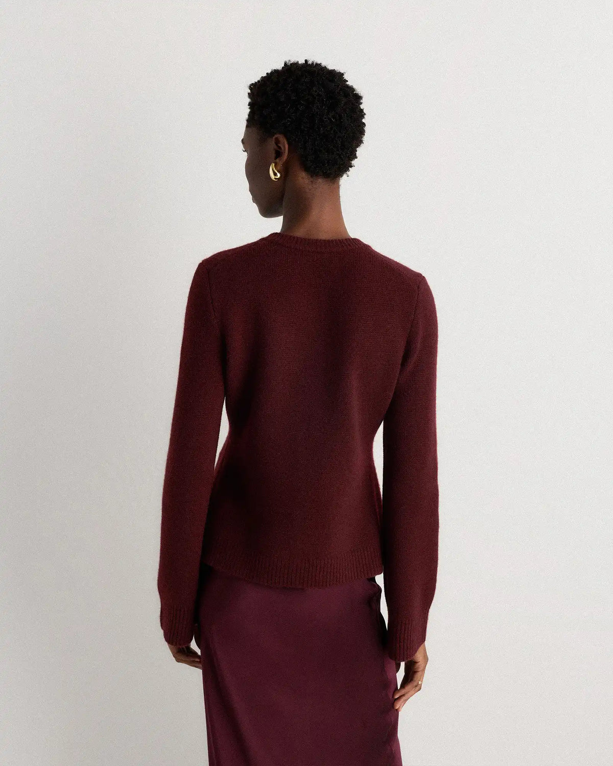 Mongolian Cashmere Structured Cardigan