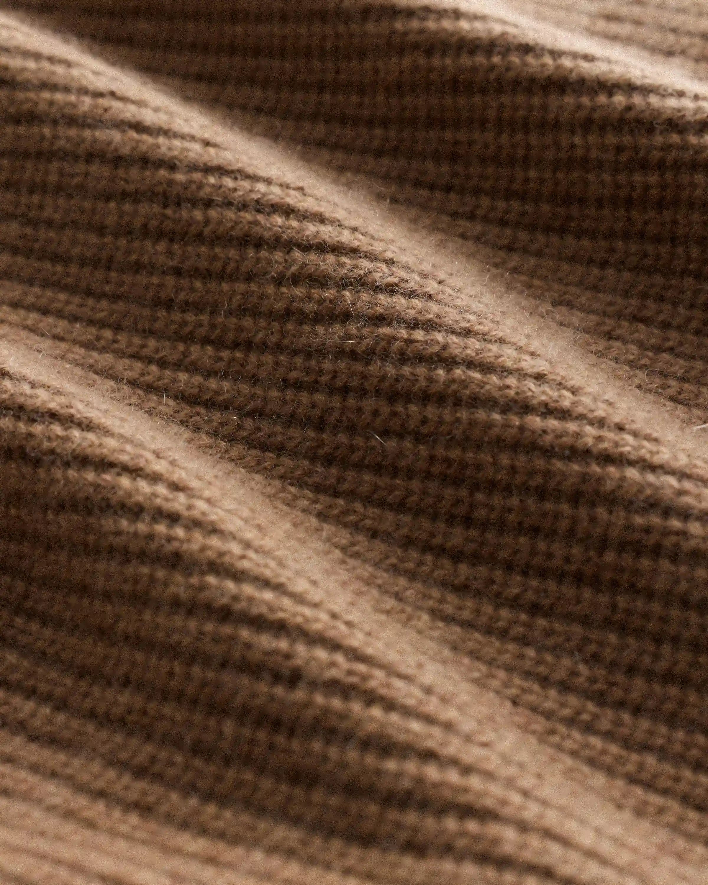 Mongolian Cashmere Fisherman Quarter Zip Sweater