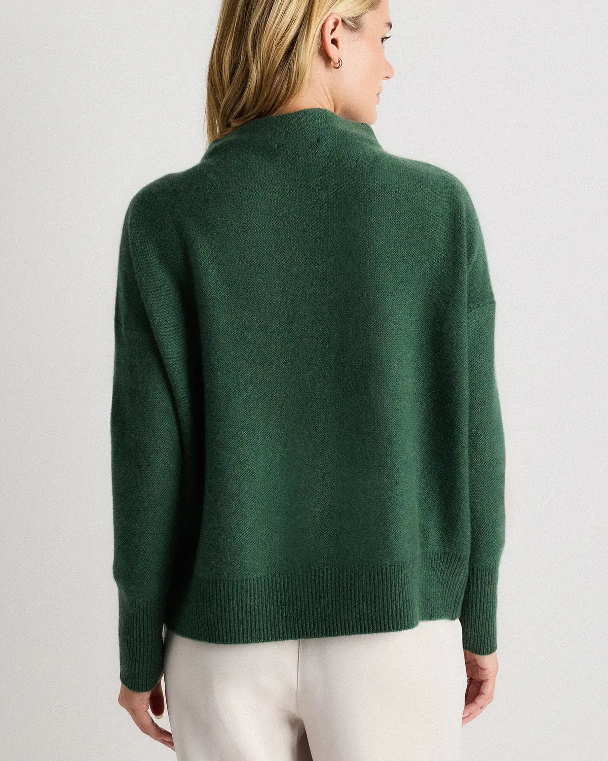 Mongolian Cashmere Funnel Neck Sweater