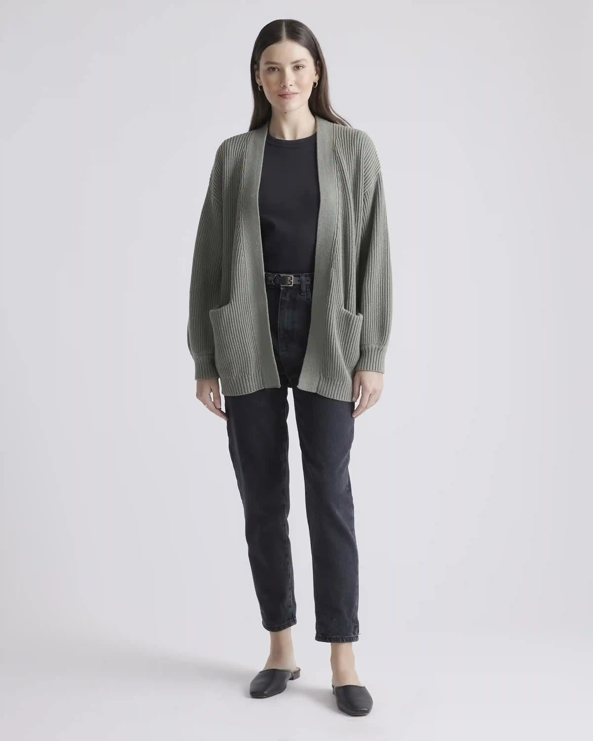 100% Organic Cotton Oversized Cardigan