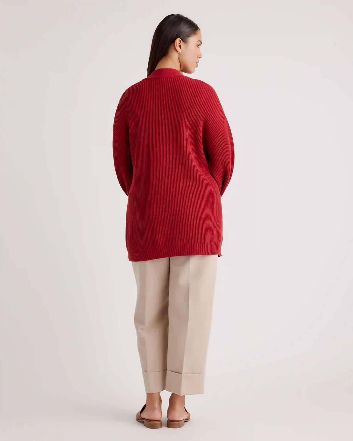 100% Organic Cotton Oversized Cardigan