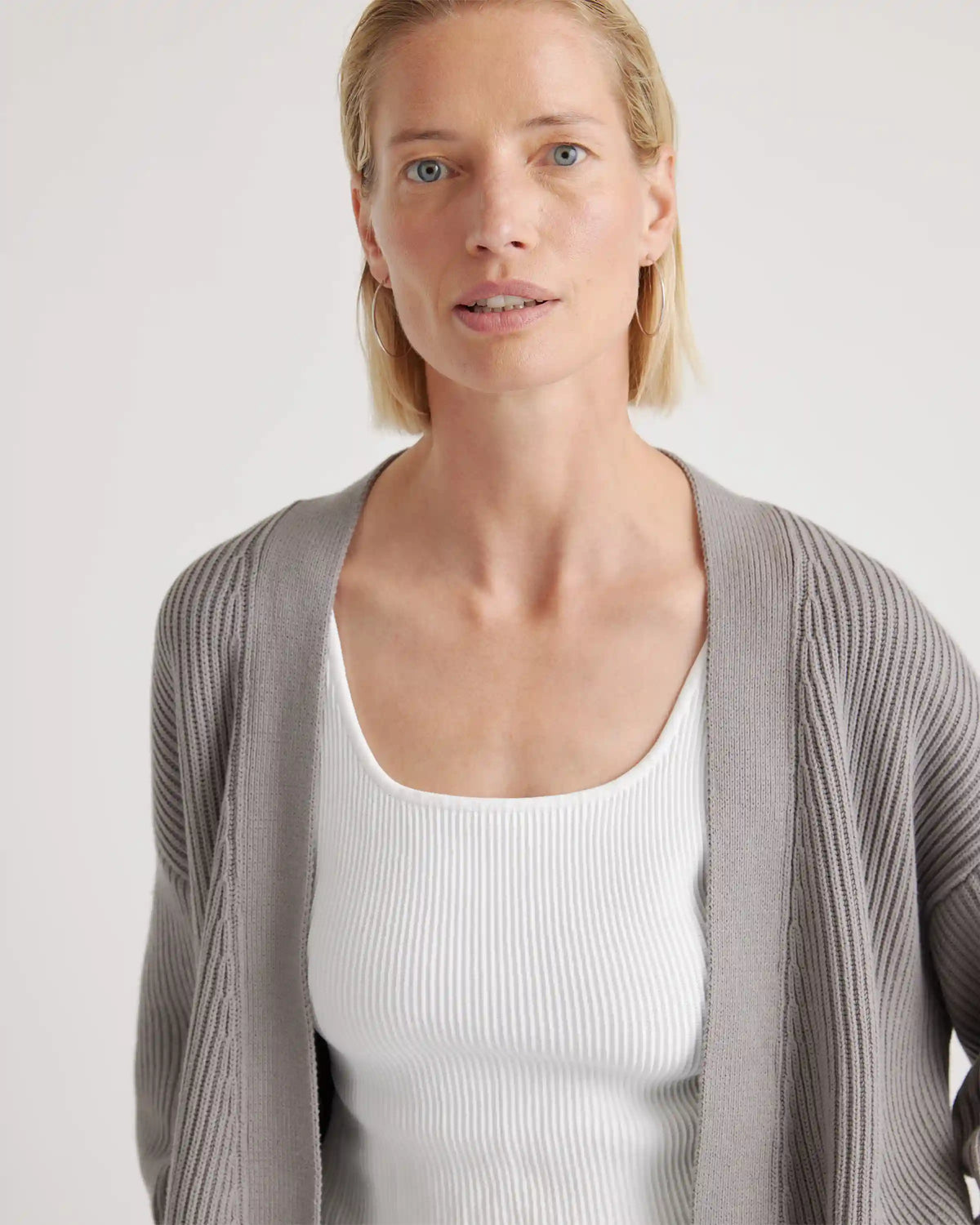 100% Organic Cotton Oversized Cardigan