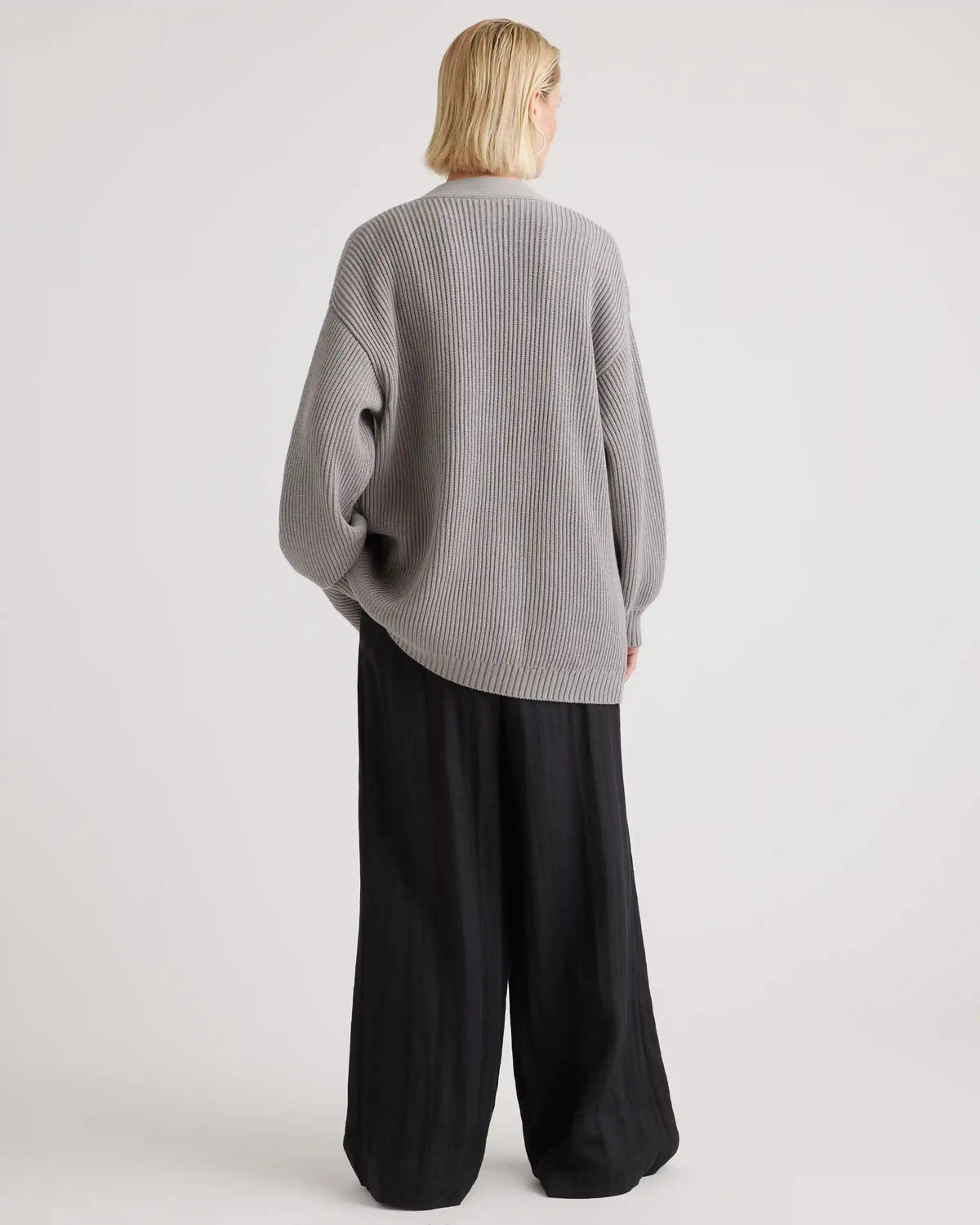100% Organic Cotton Oversized Cardigan