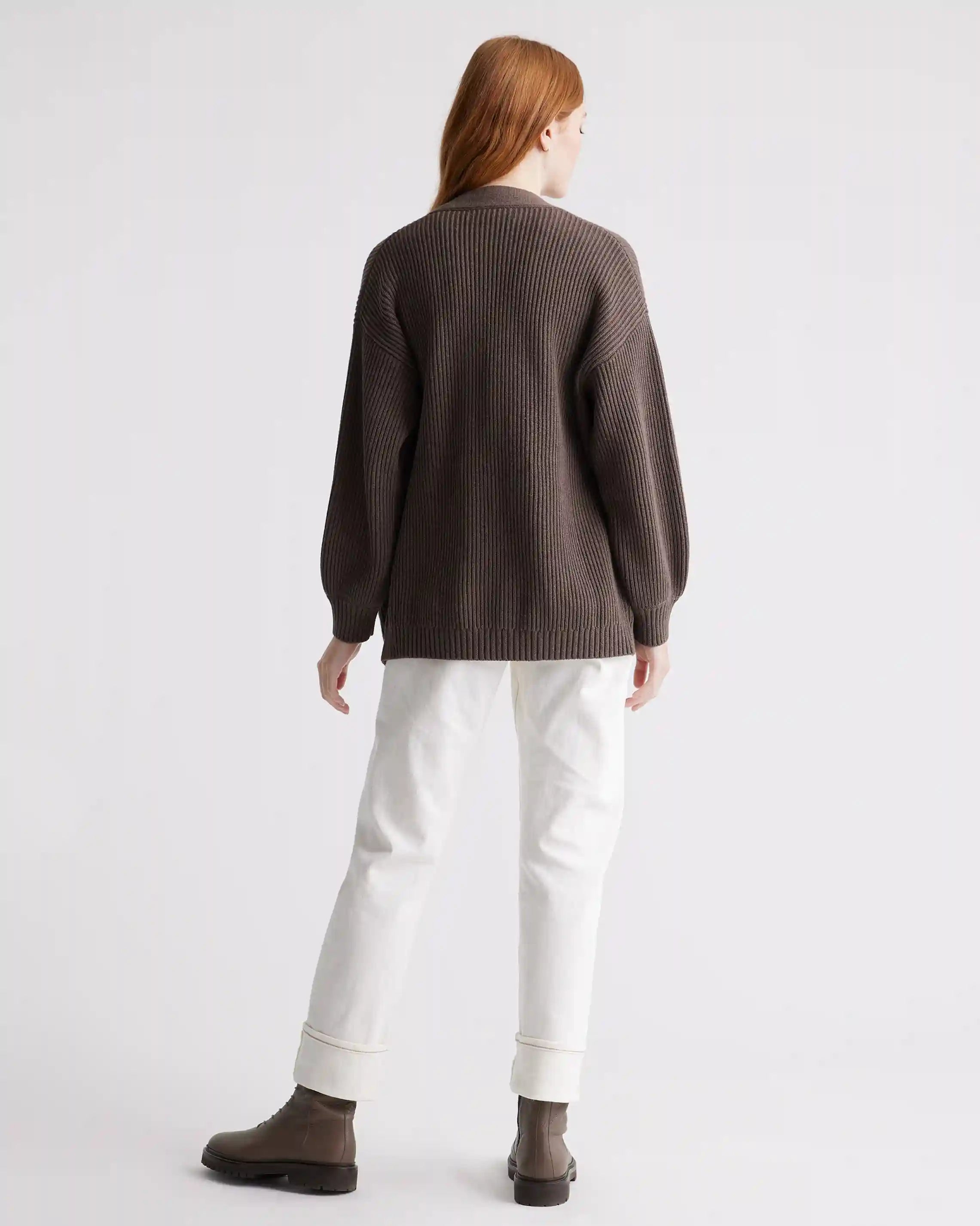 100% Organic Cotton Oversized Cardigan