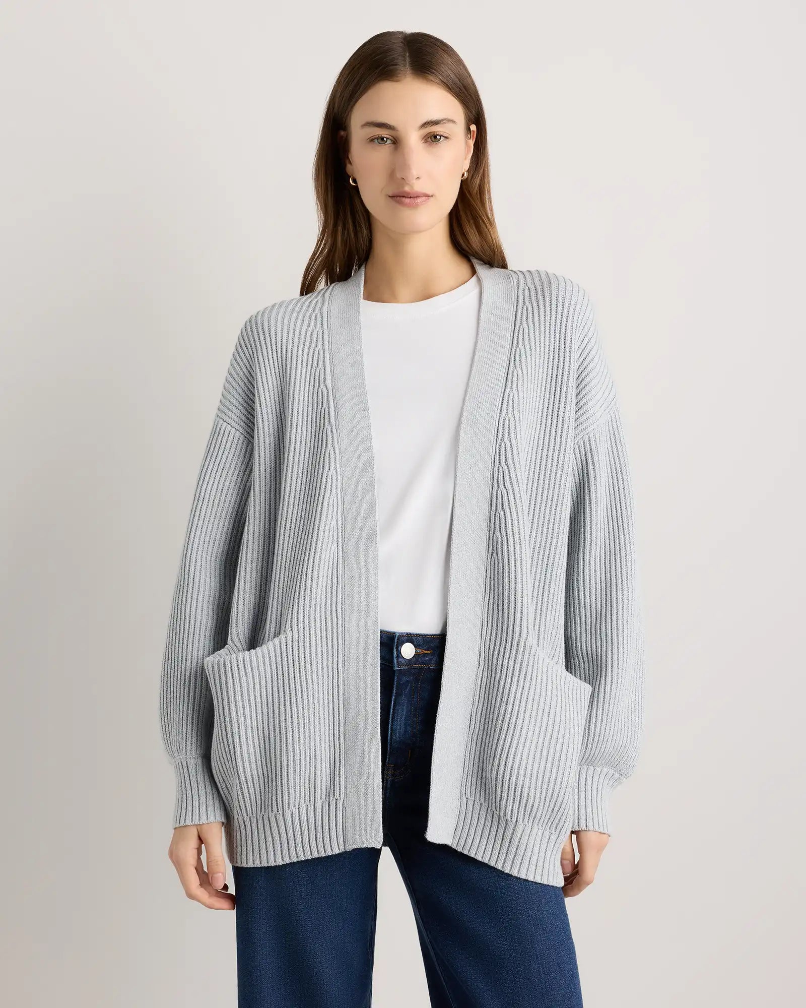 100% Organic Cotton Oversized Cardigan