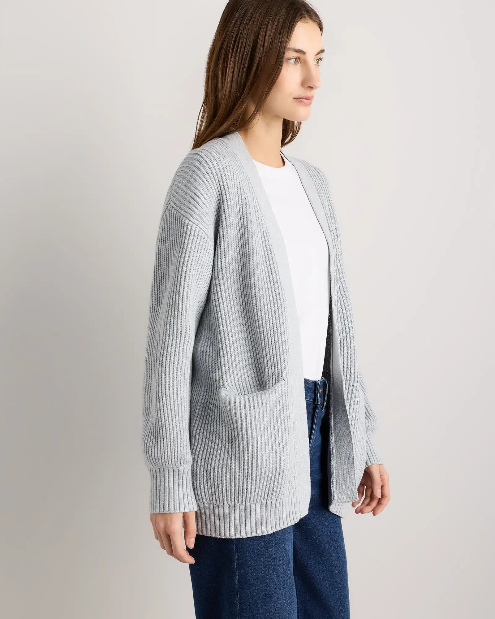 100% Organic Cotton Oversized Cardigan