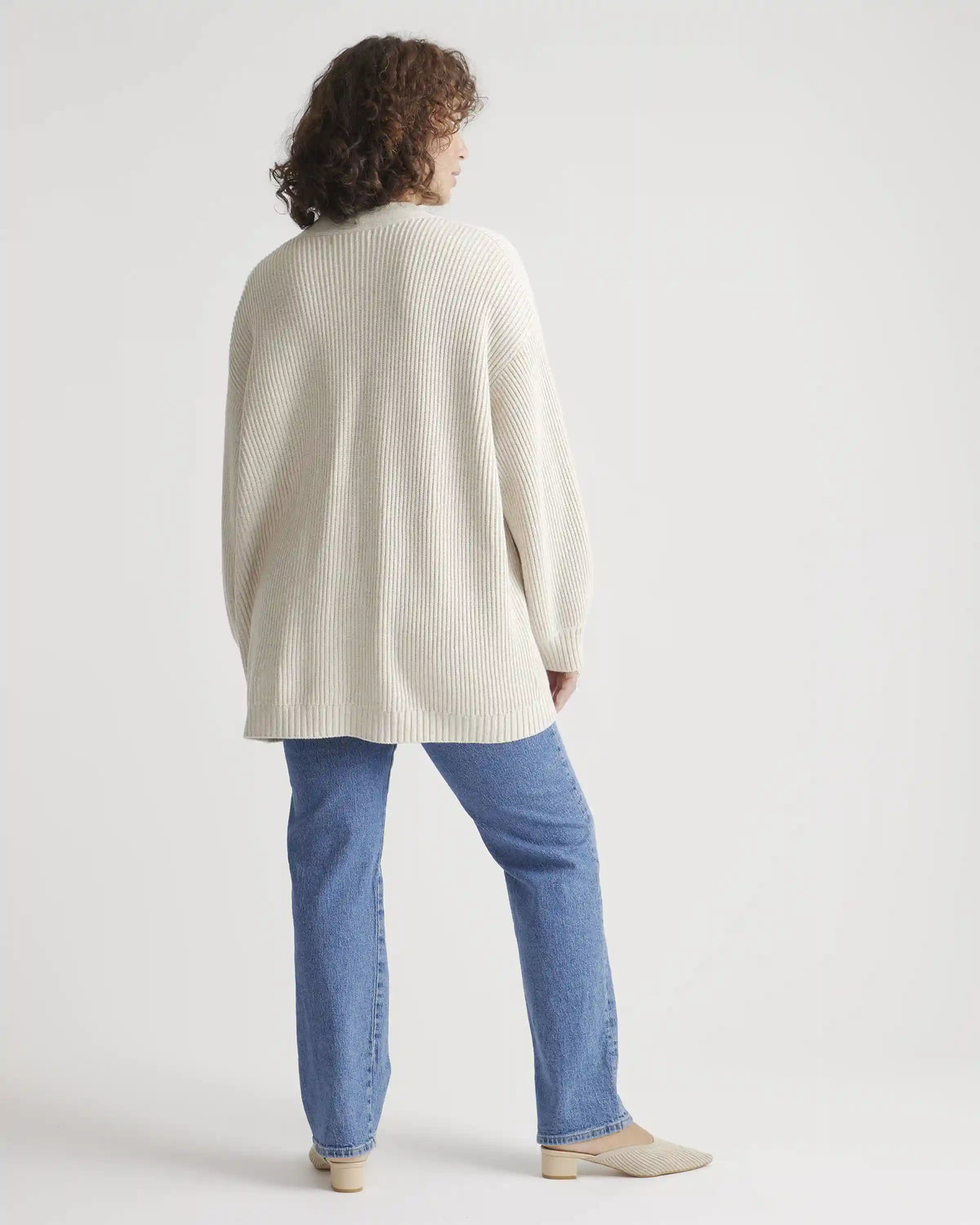 100% Organic Cotton Oversized Cardigan