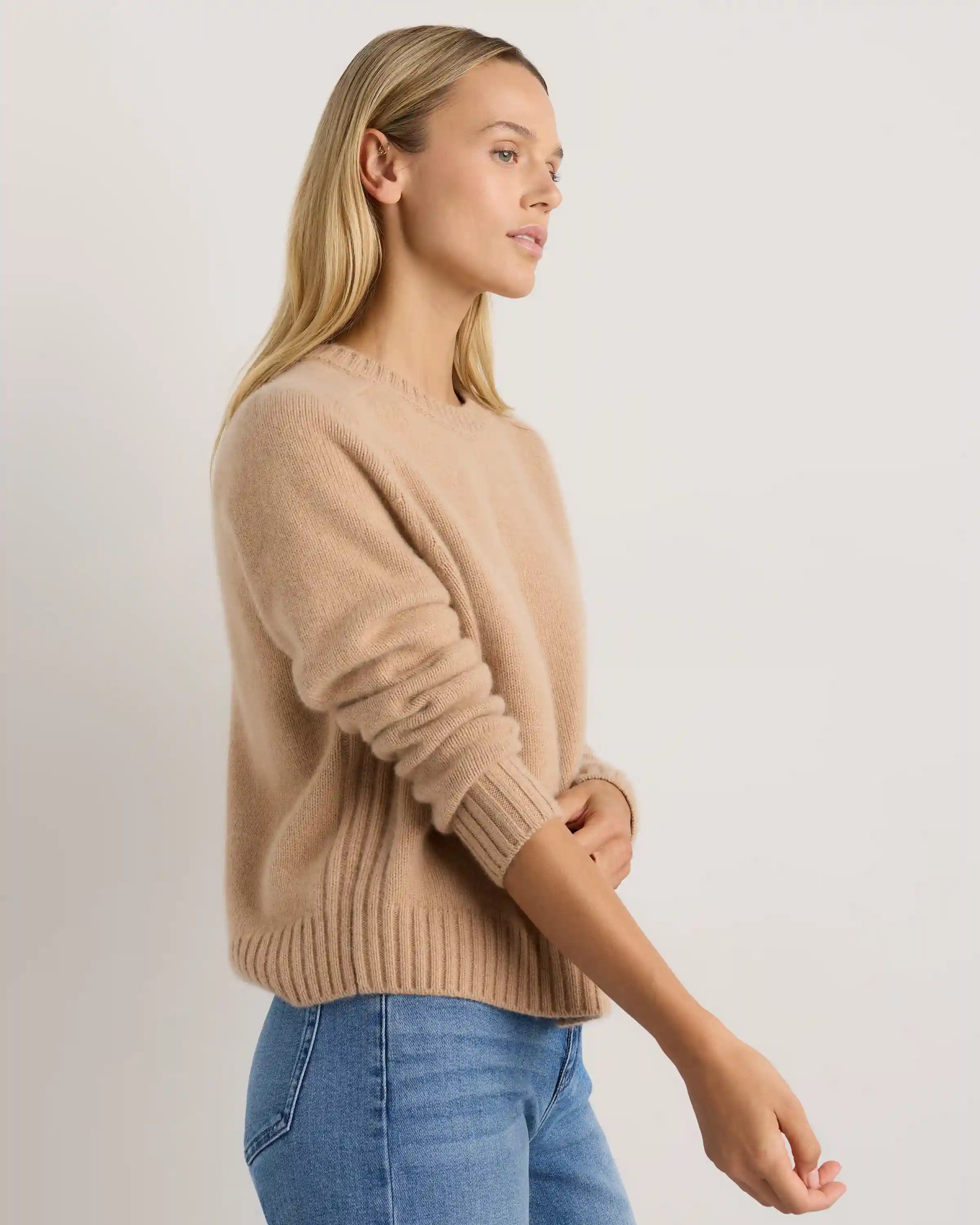 Luxe Baby Cashmere Crewneck Sweater