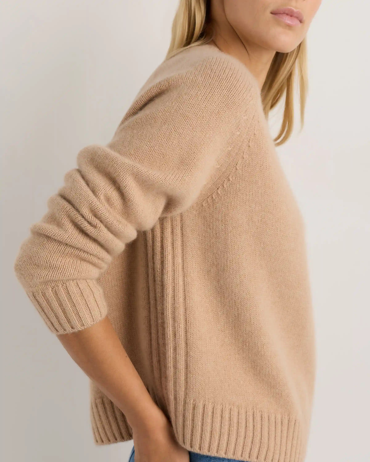 Luxe Baby Cashmere Crewneck Sweater