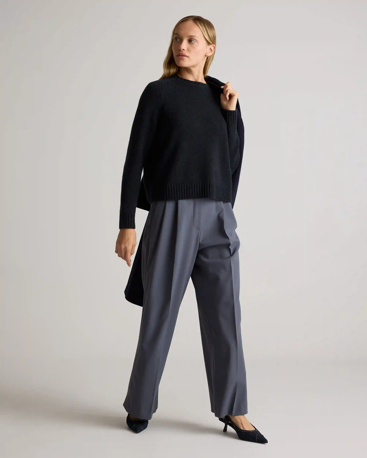 Luxe Baby Cashmere Crewneck Sweater