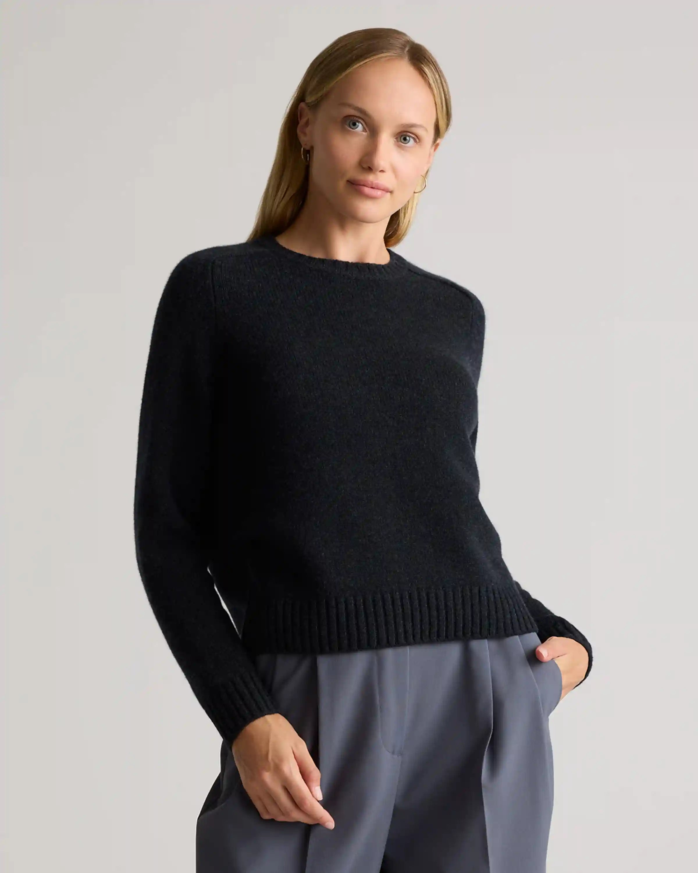 Luxe Baby Cashmere Crewneck Sweater
