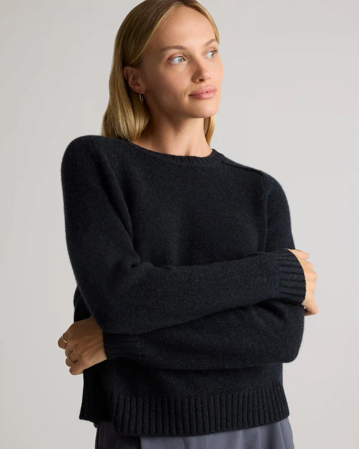 Luxe Baby Cashmere Crewneck Sweater