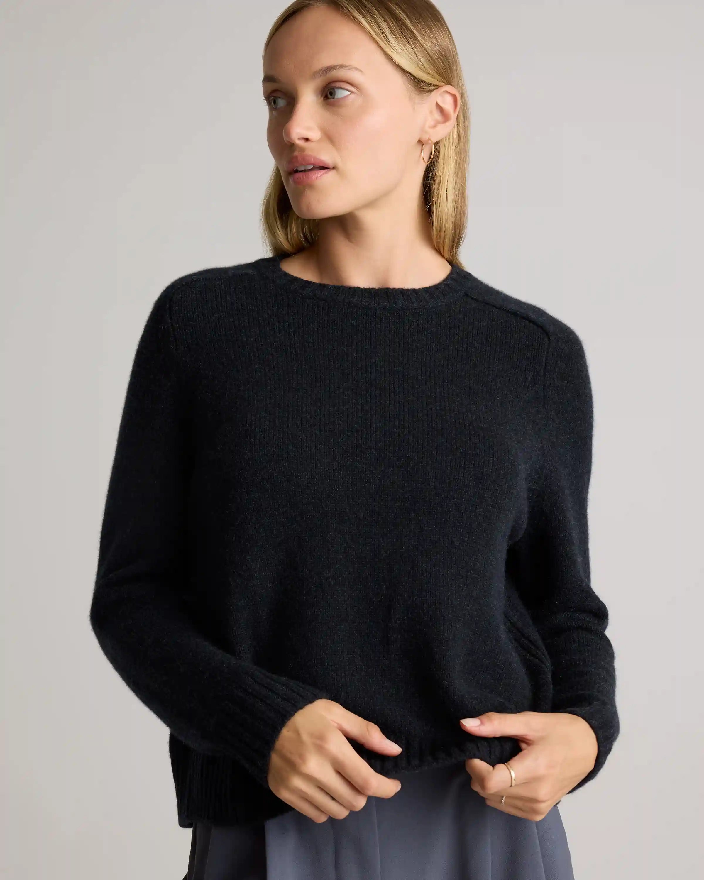 Luxe Baby Cashmere Crewneck Sweater