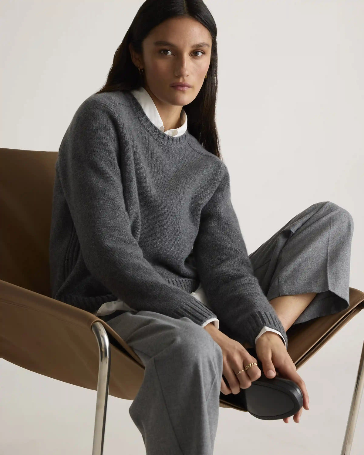 Luxe Baby Cashmere Crewneck Sweater