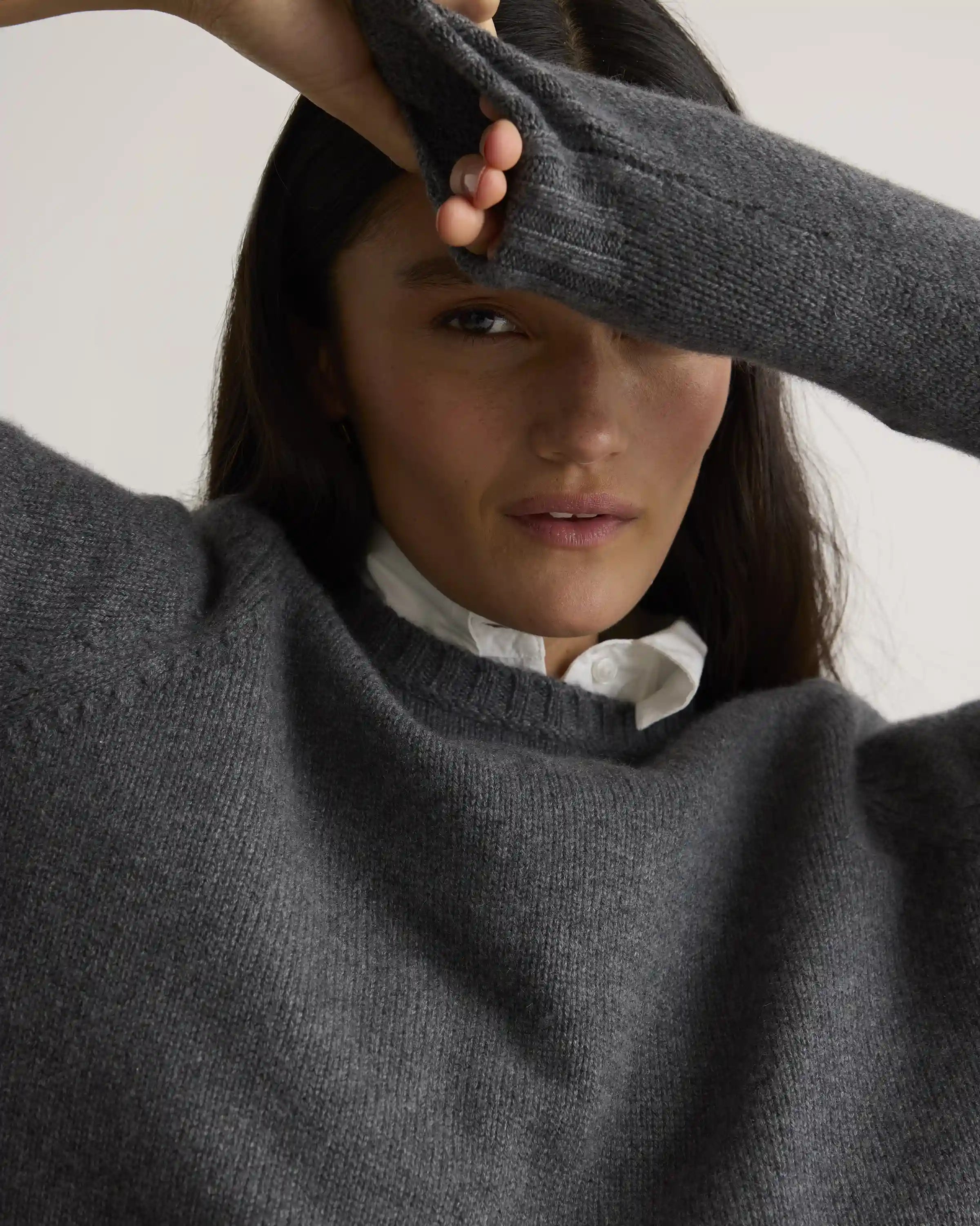 Luxe Baby Cashmere Crewneck Sweater