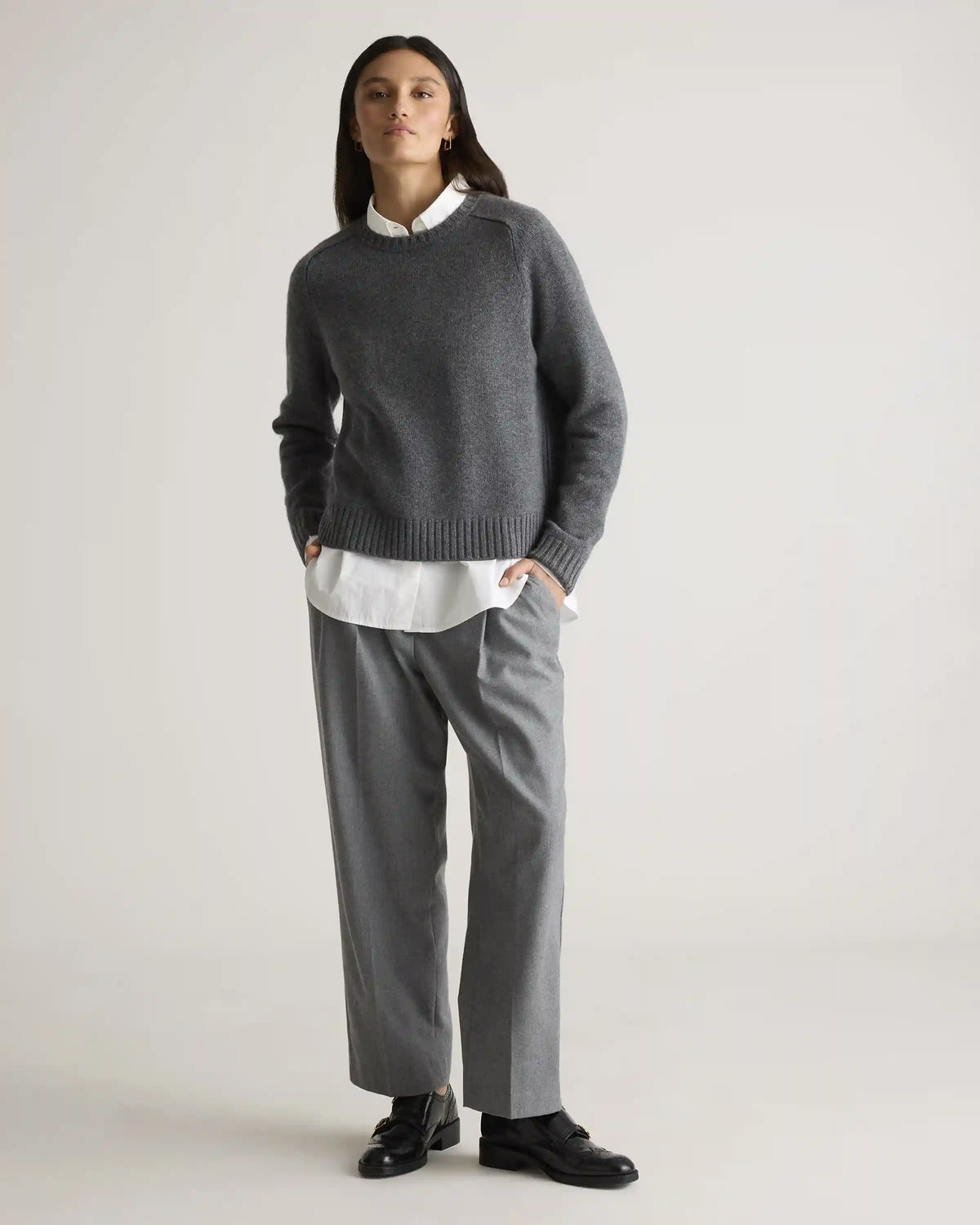 Luxe Baby Cashmere Crewneck Sweater