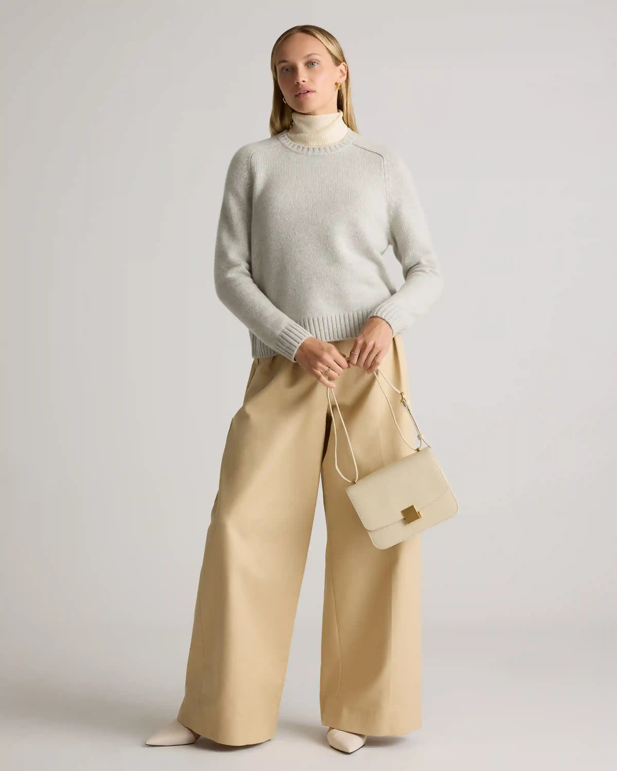 Luxe Baby Cashmere Crewneck Sweater
