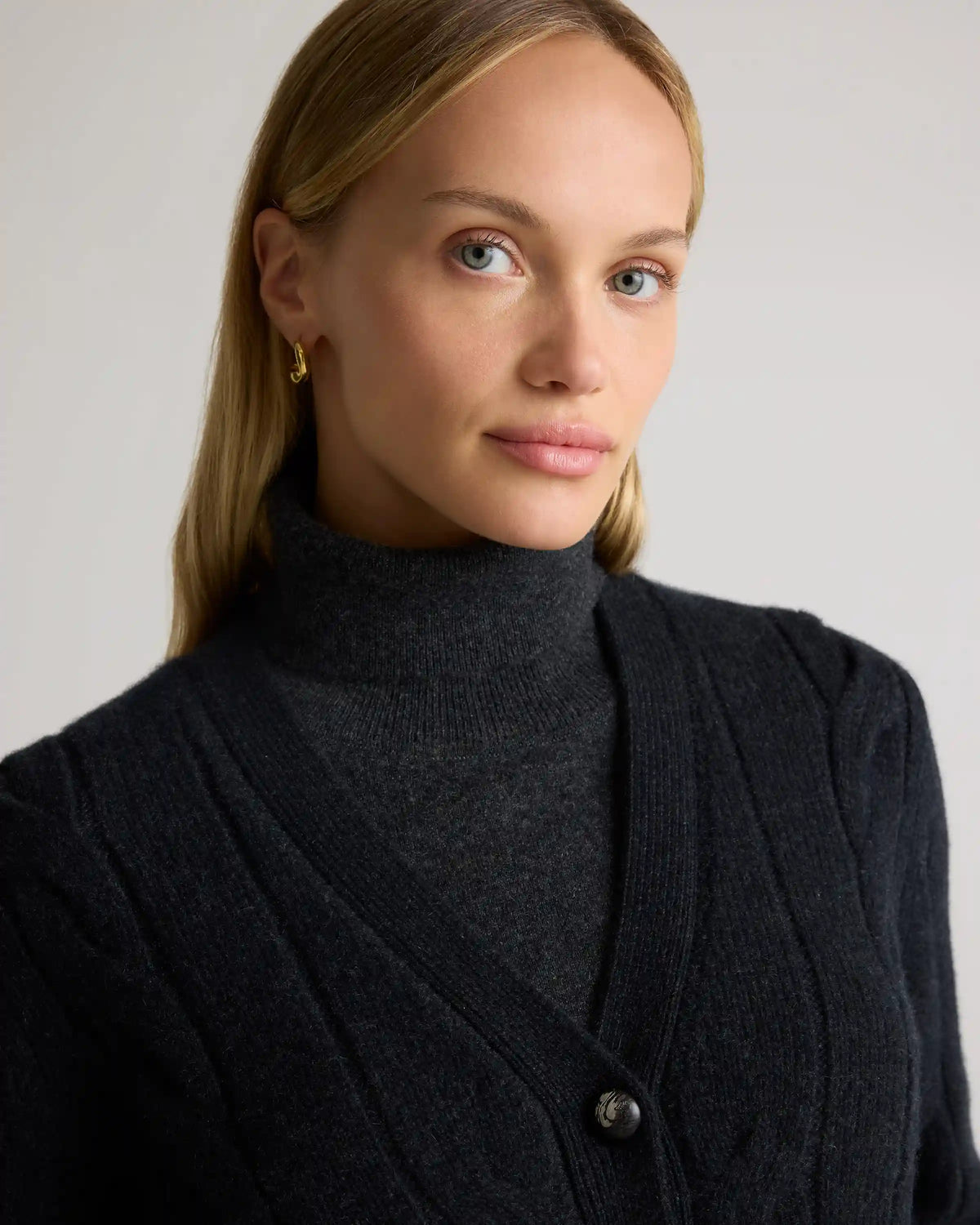Luxe Baby Cashmere Cable Cardigan