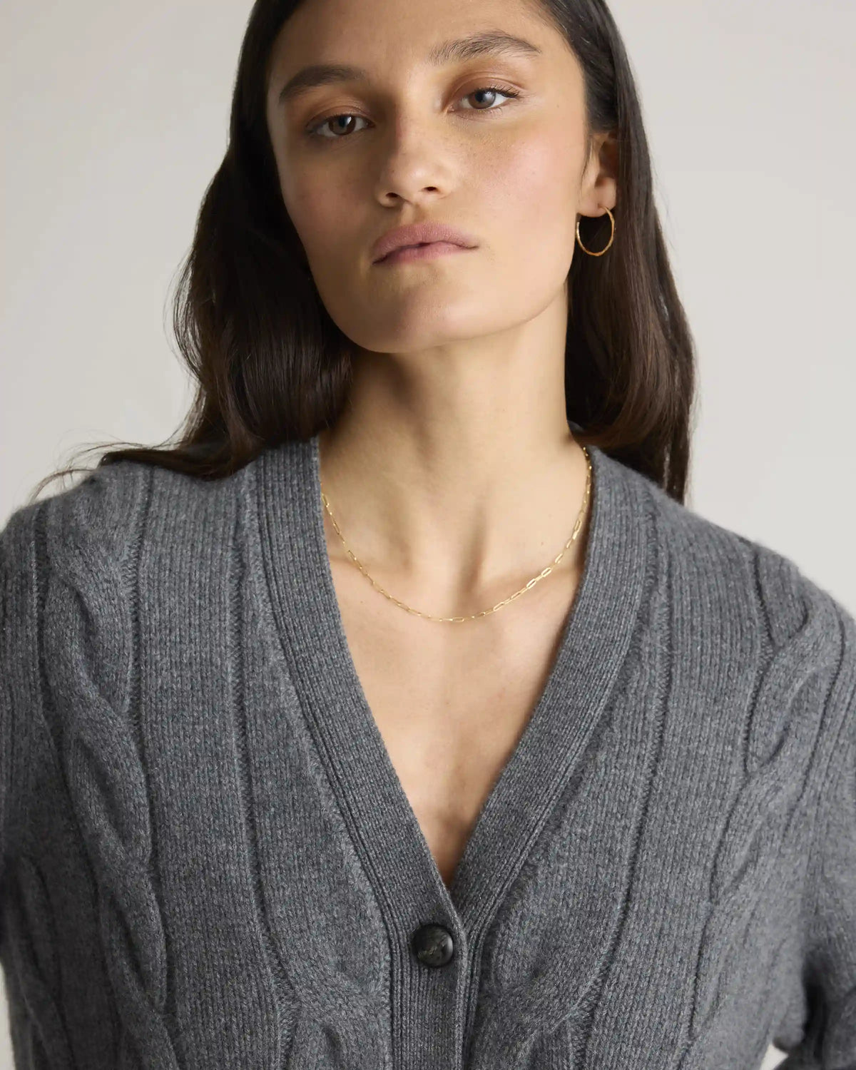 Luxe Baby Cashmere Cable Cardigan