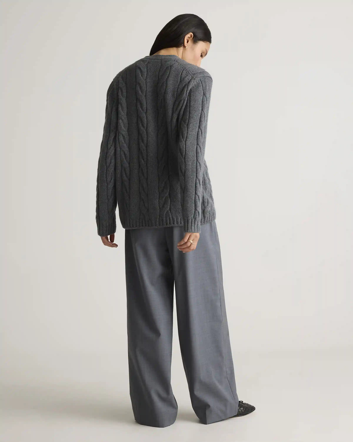 Luxe Baby Cashmere Cable Cardigan
