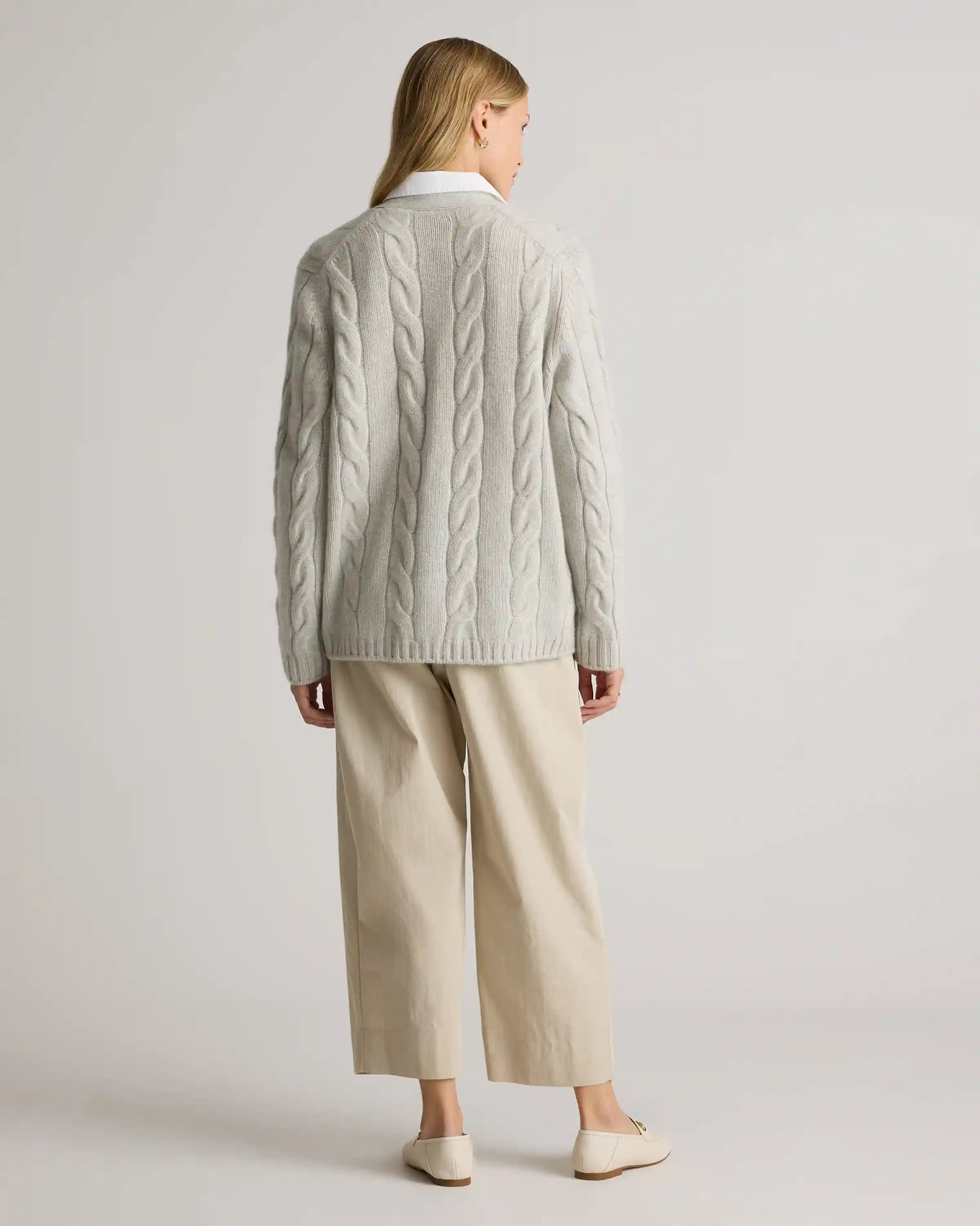 Luxe Baby Cashmere Cable Cardigan