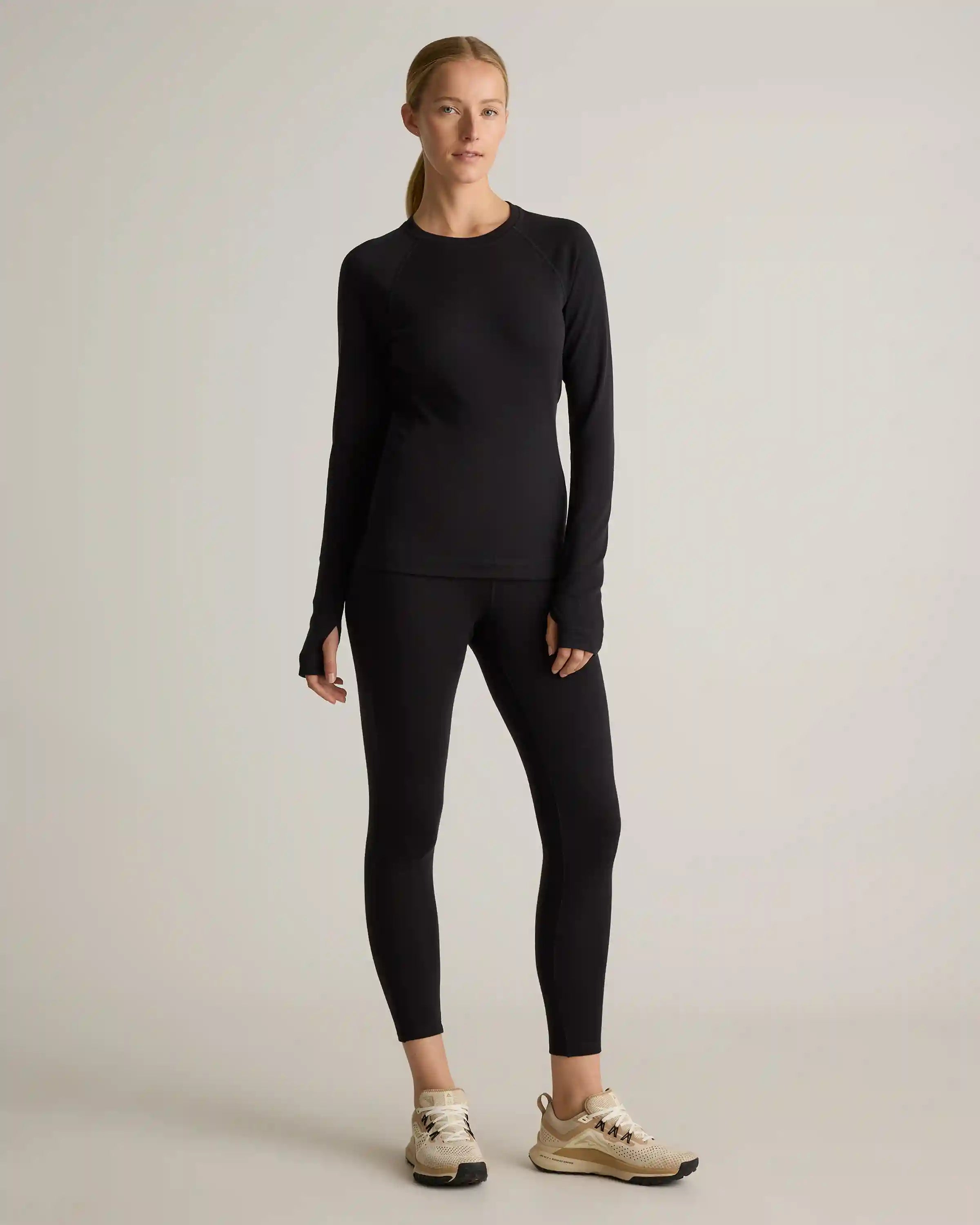 100% Merino Wool Cold Weather Base Layer Crew