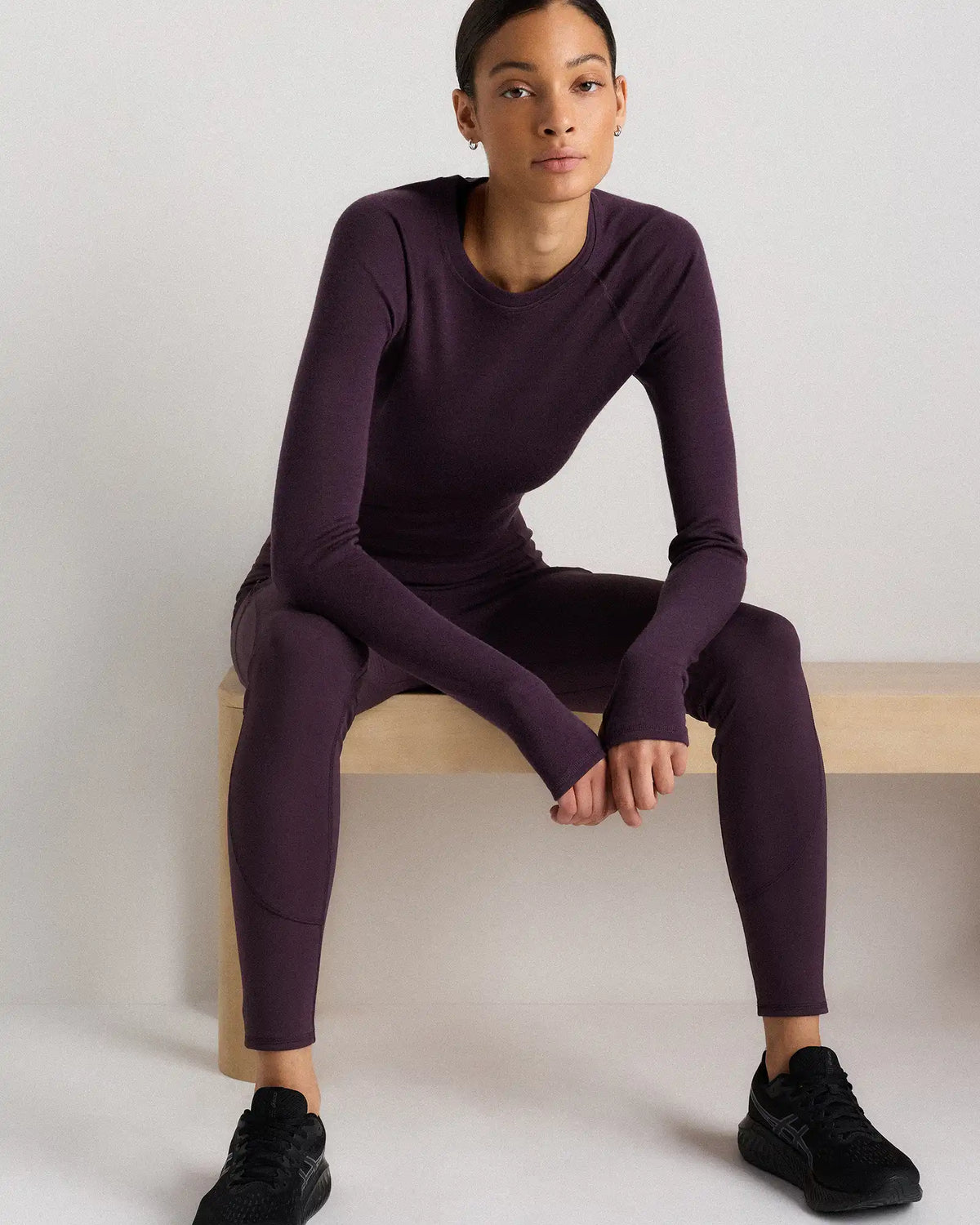 100% Merino Wool Cold Weather Base Layer Crew