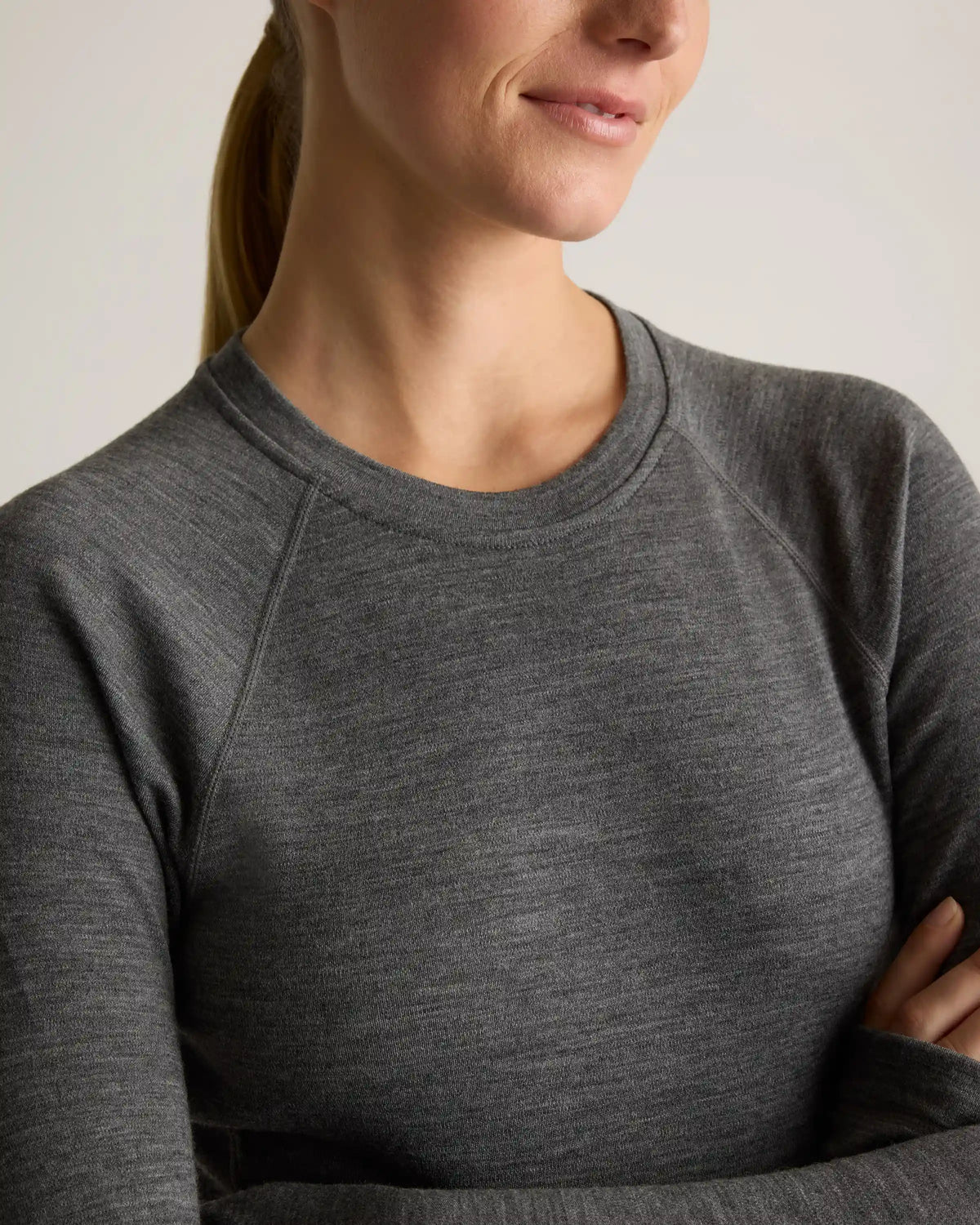 100% Merino Wool Cold Weather Base Layer Crew