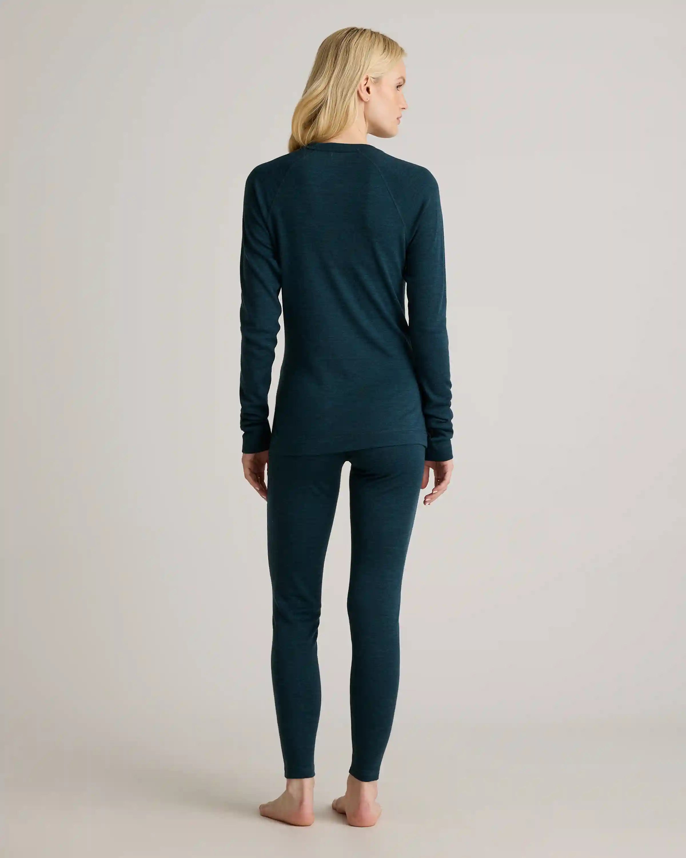 100% Merino Wool Cold Weather Base Layer Crew
