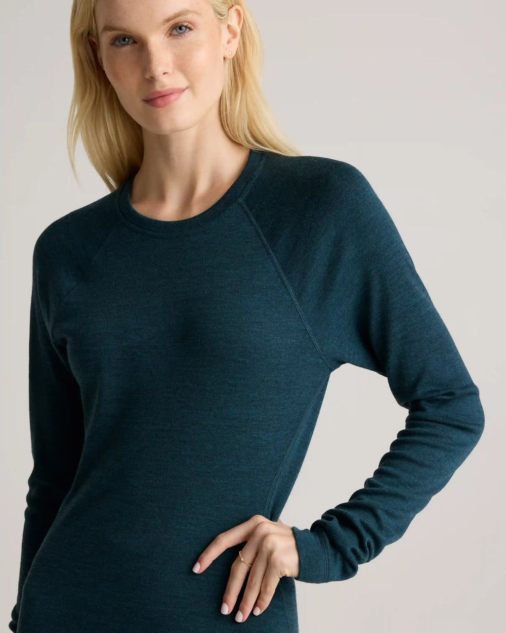 100% Merino Wool Cold Weather Base Layer Crew