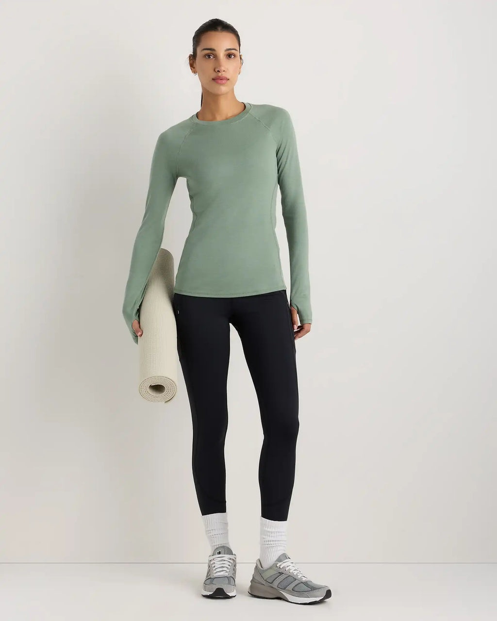 100% Merino Wool Cold Weather Base Layer Crew