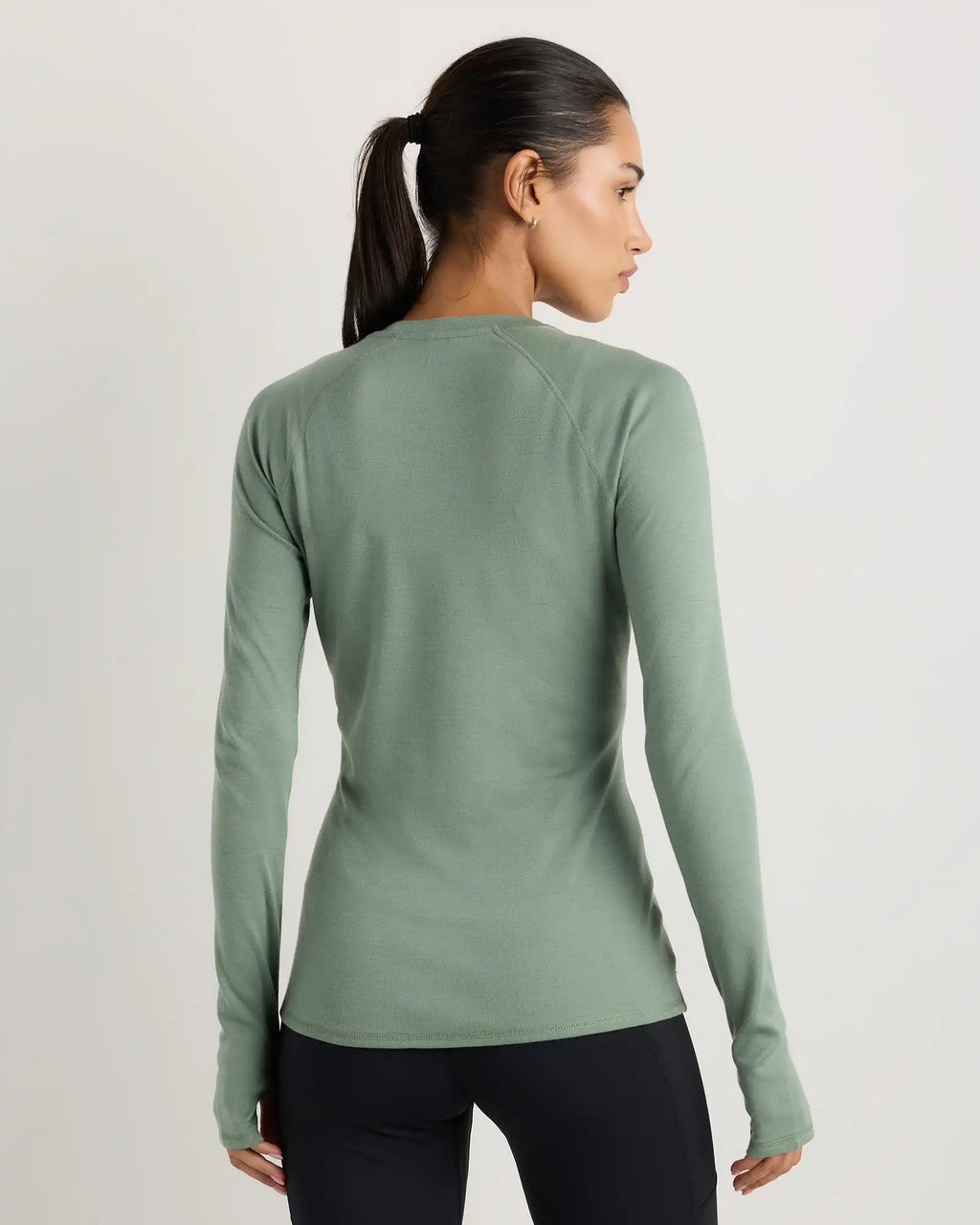 100% Merino Wool Cold Weather Base Layer Crew