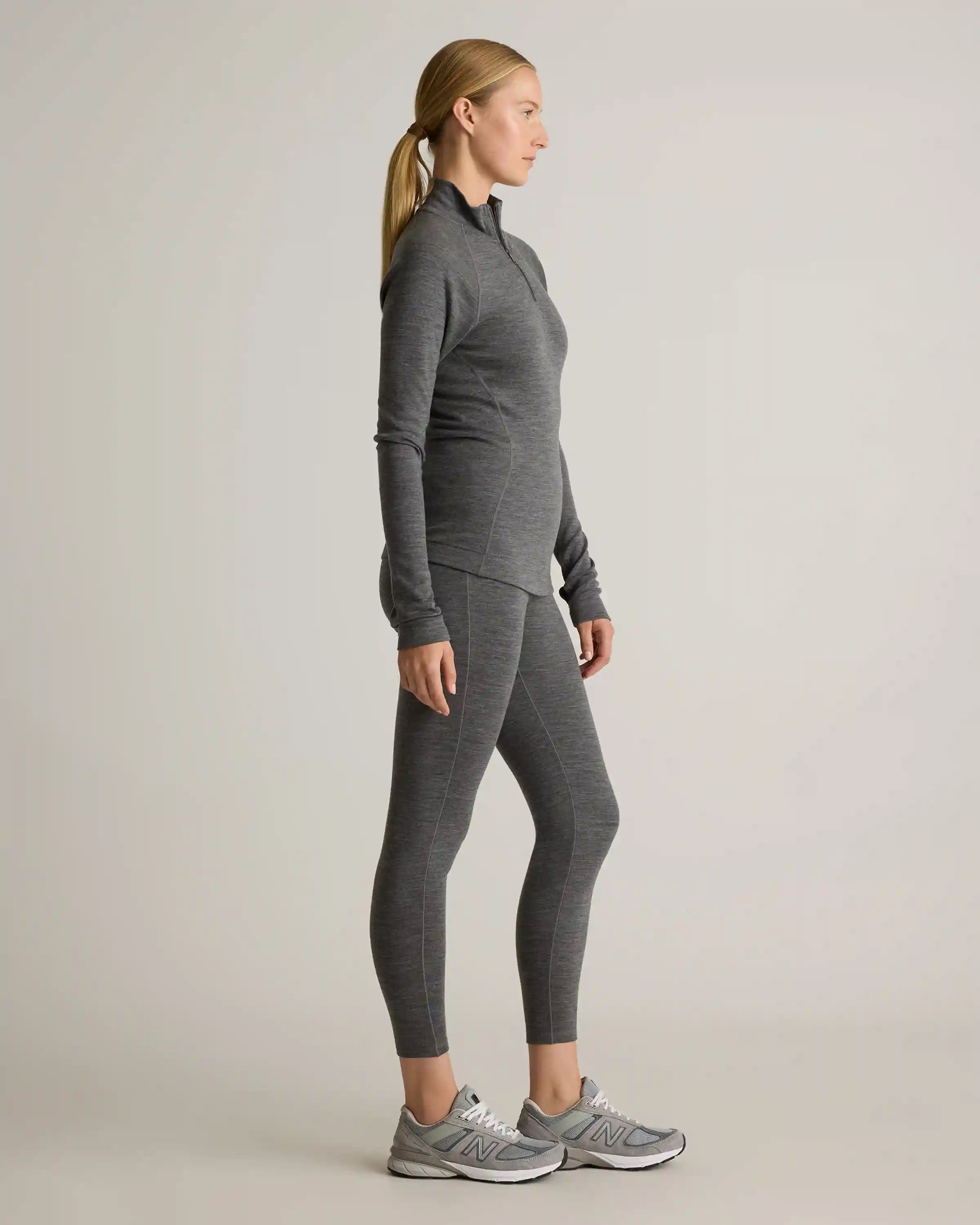 100% Merino Wool Cold Weather Base Layer Legging