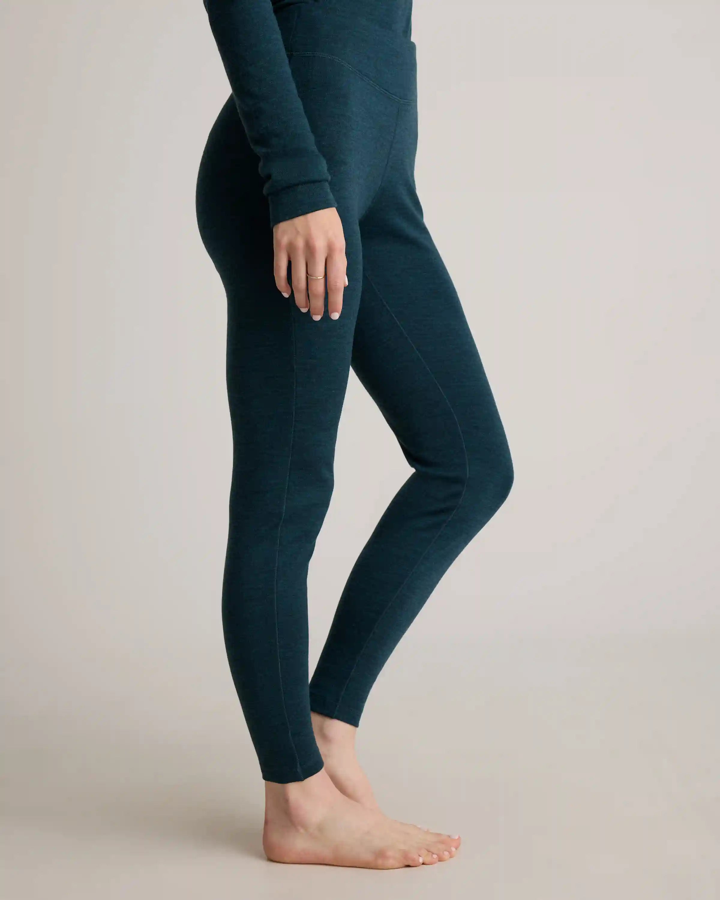 100% Merino Wool Cold Weather Base Layer Legging
