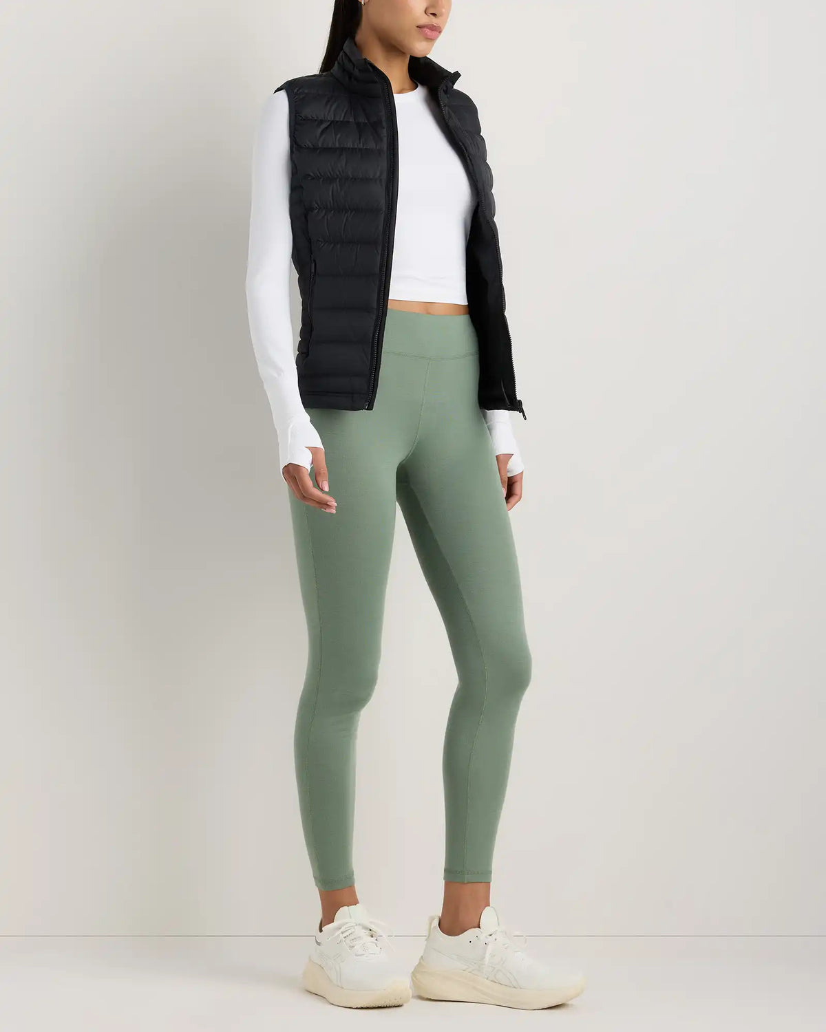 100% Merino Wool Cold Weather Base Layer Legging