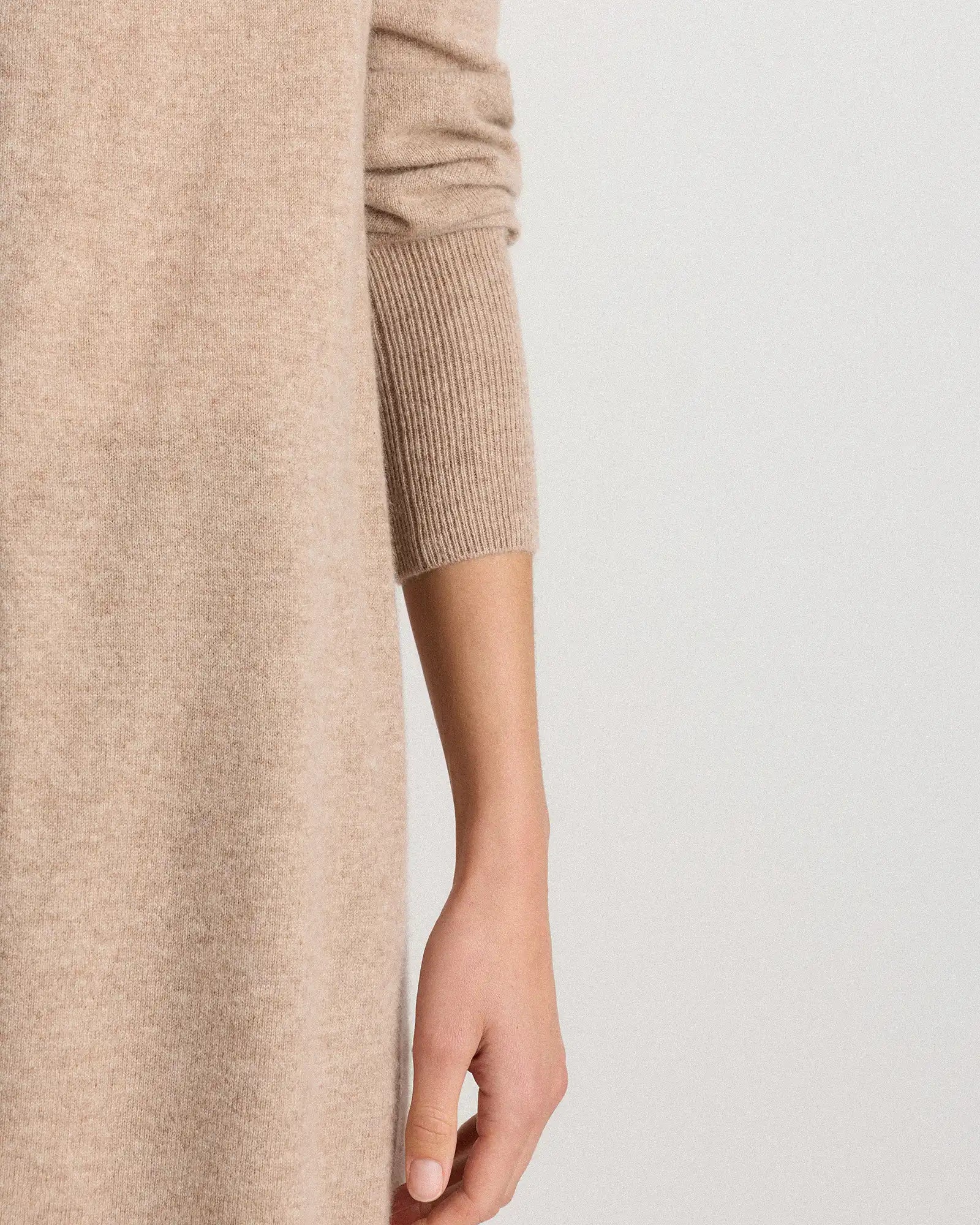 Mongolian Cashmere Duster Cardigan Sweater