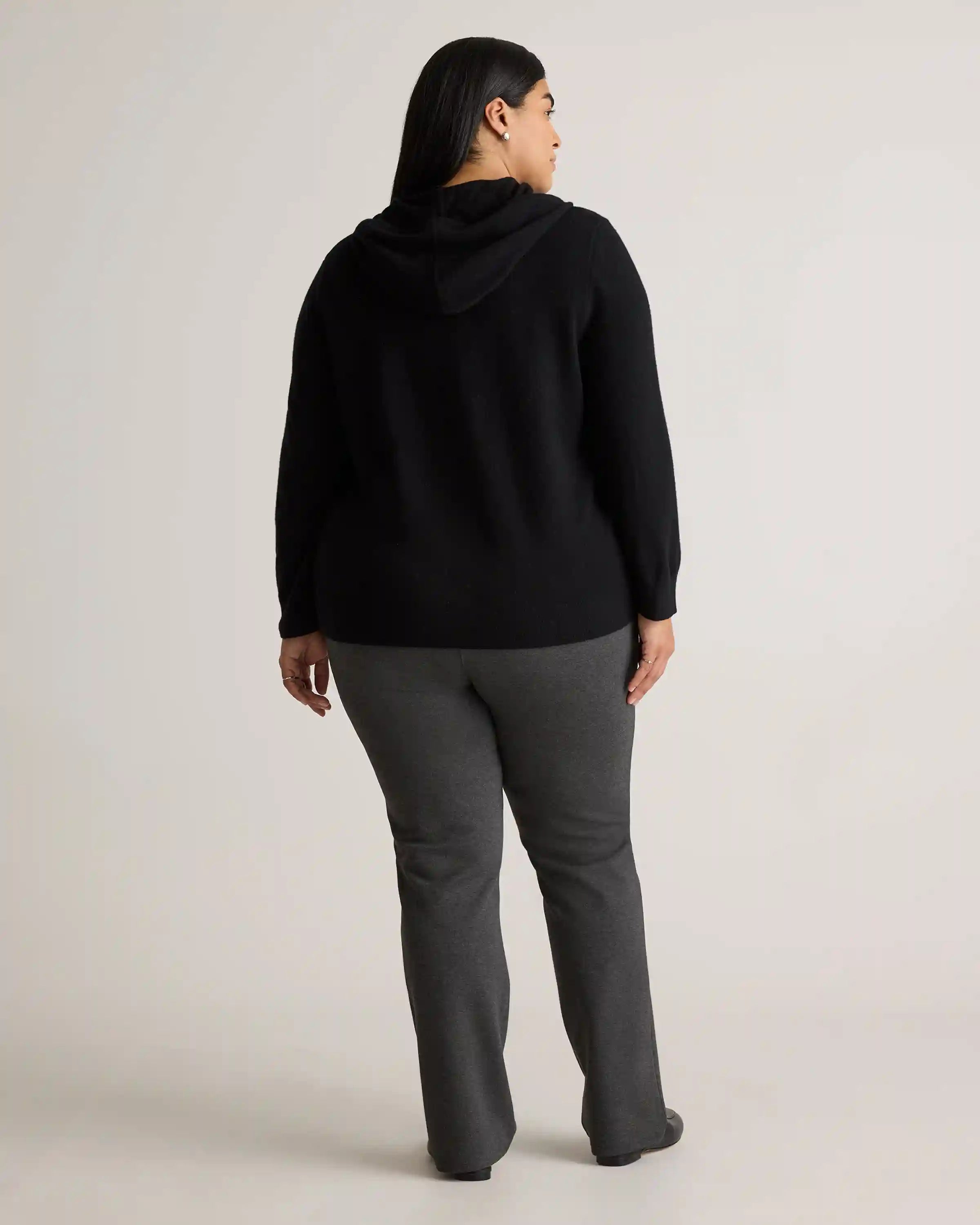 Mongolian Cashmere Full-Zip Hoodie